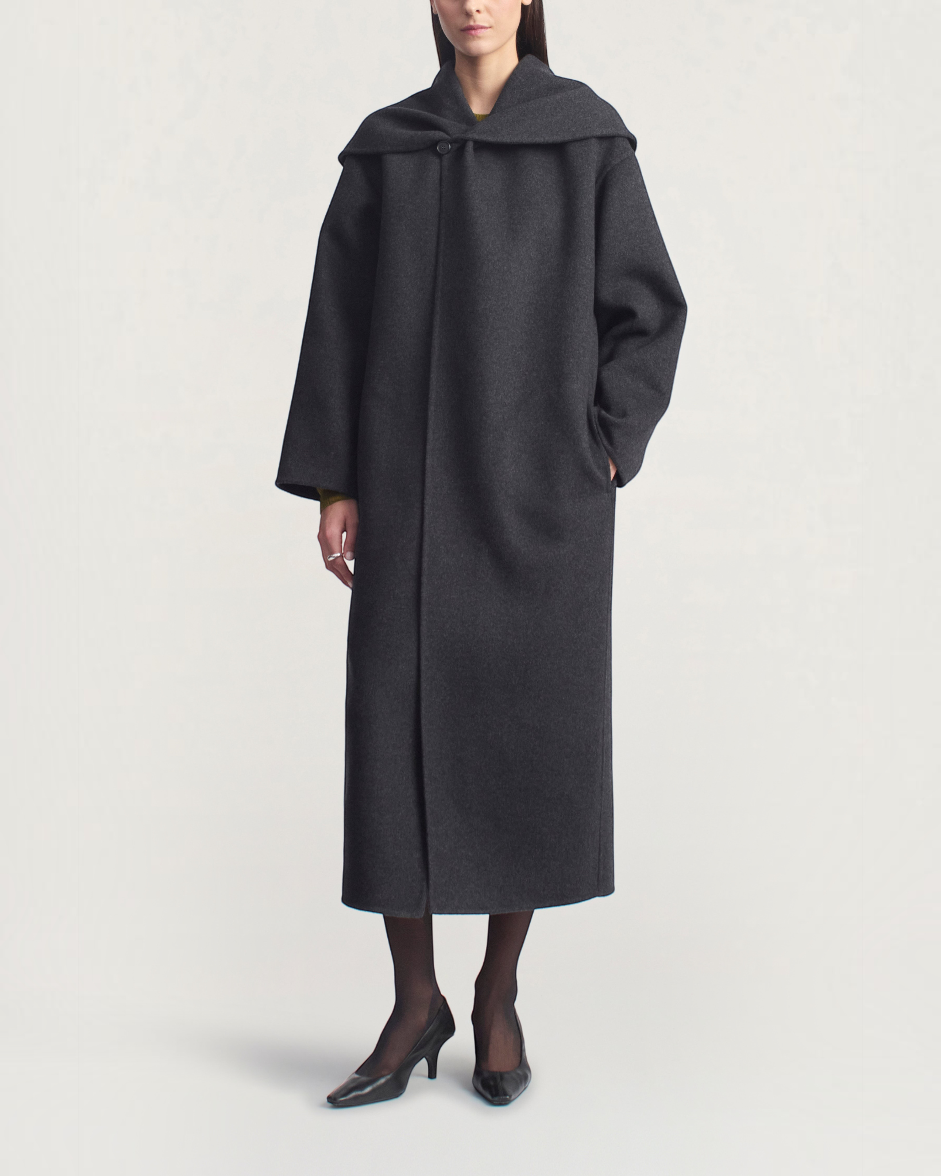Dorothy Robe Coat in Virgin Wool