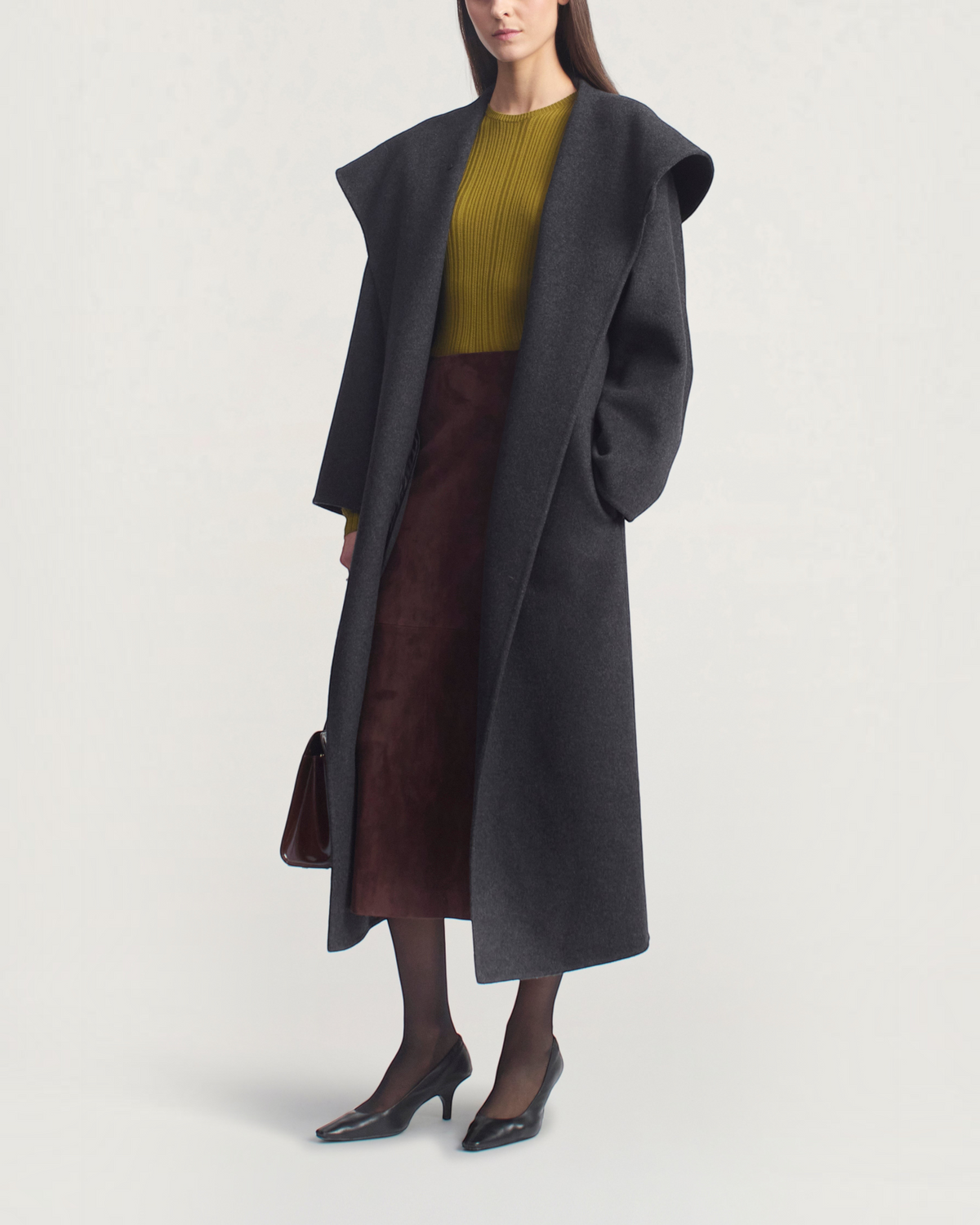 Dorothy Robe Coat in Virgin Wool