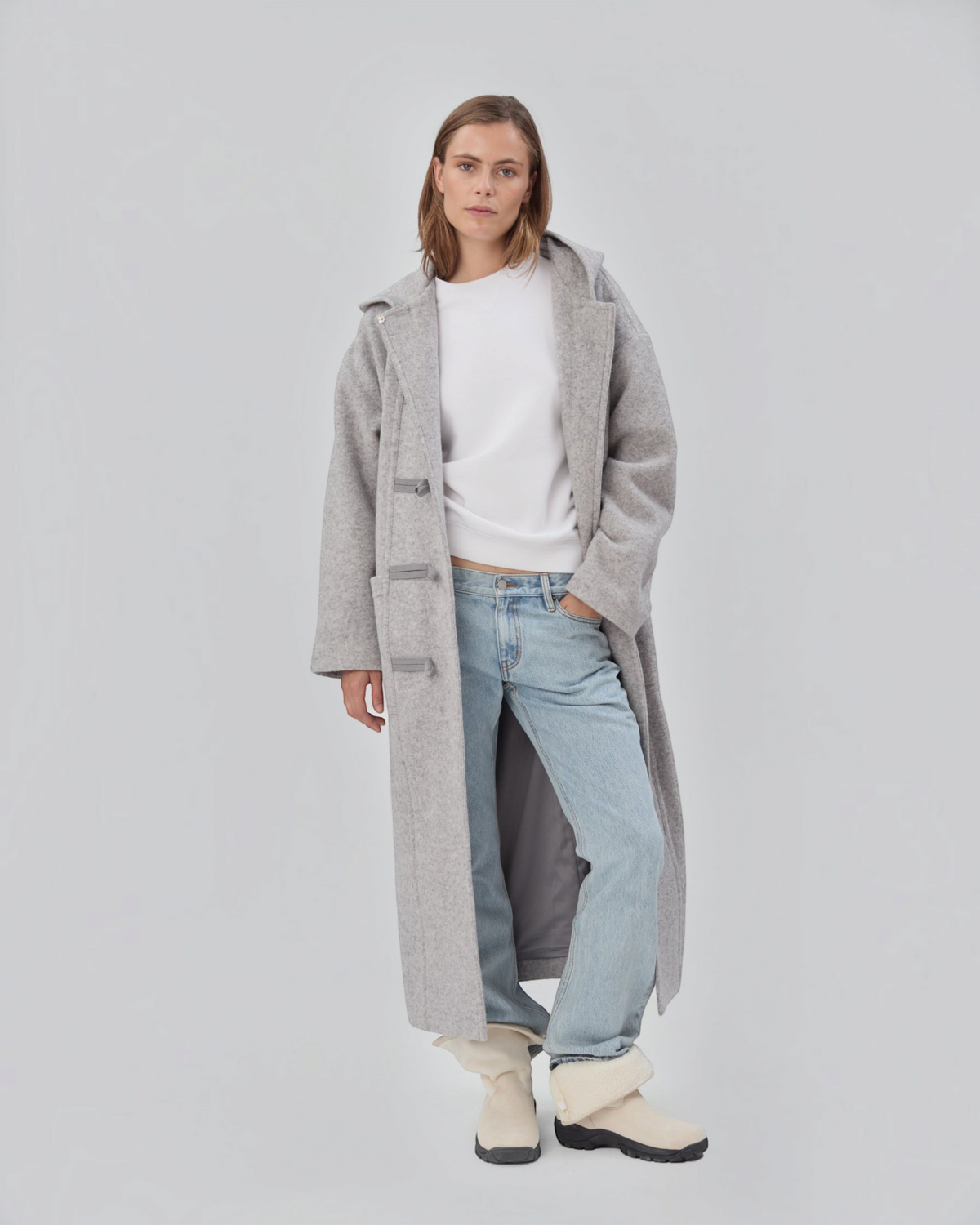 English Coat in Light Grey