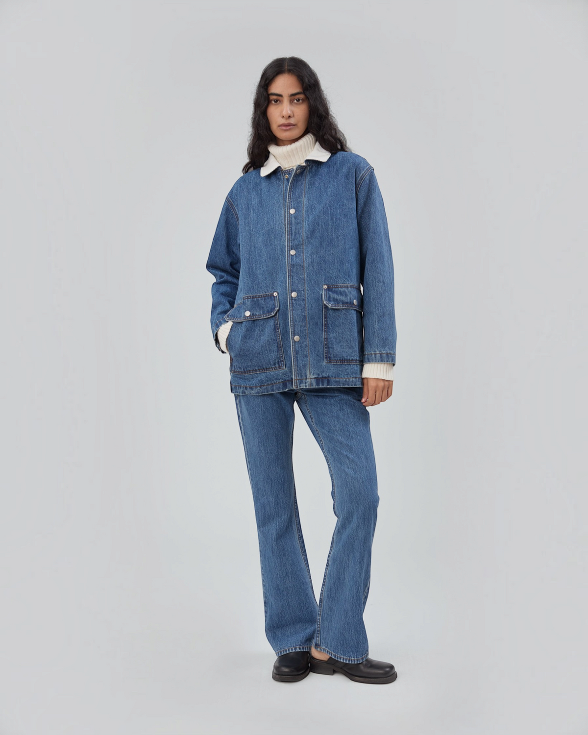 Barn Jacket in Classic Blue