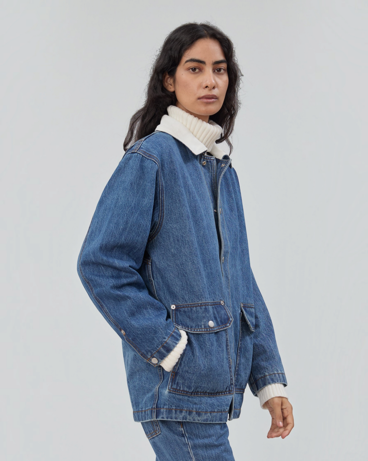 Barn Jacket in Classic Blue
