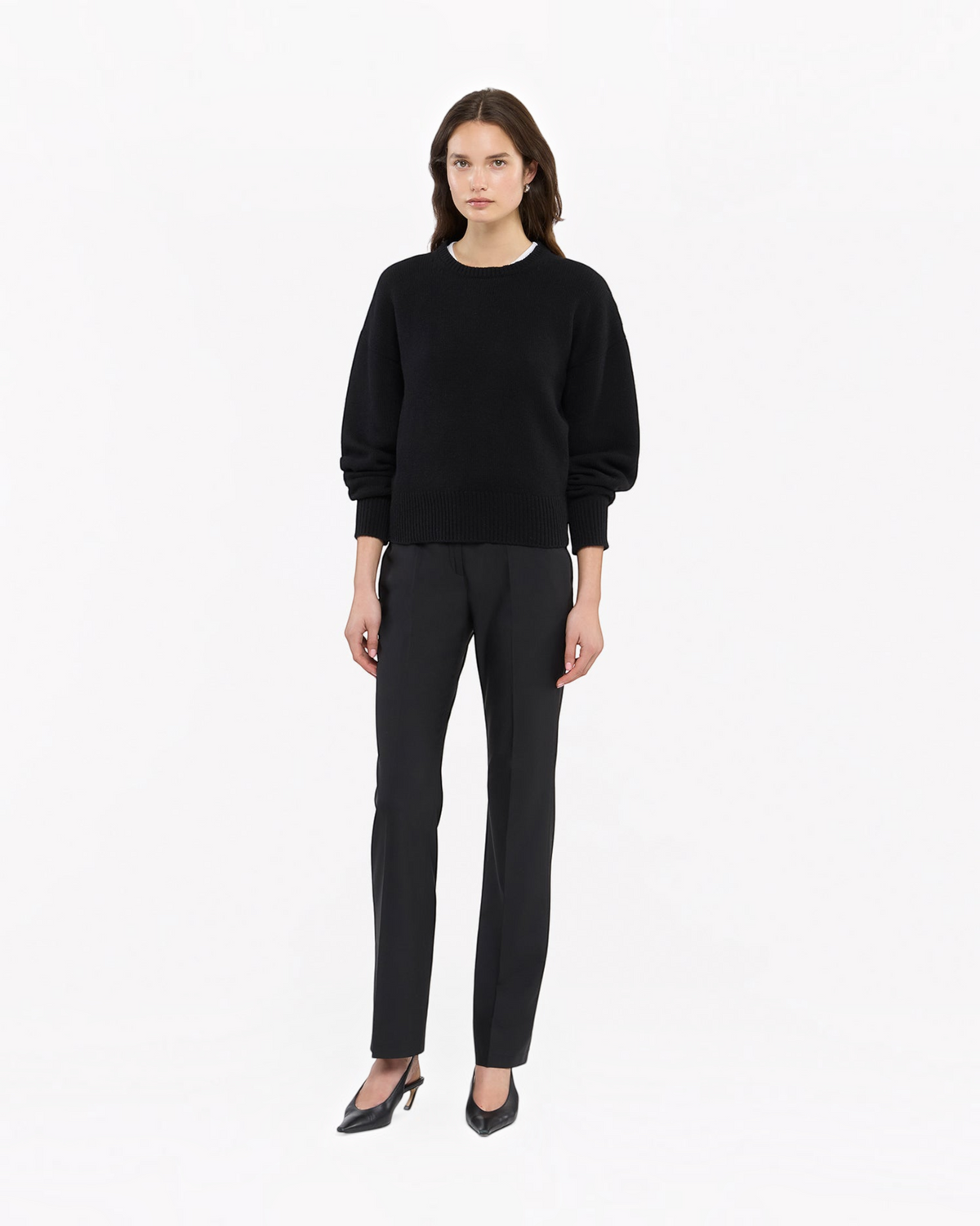 Cashmere Knit Sweatshirt
