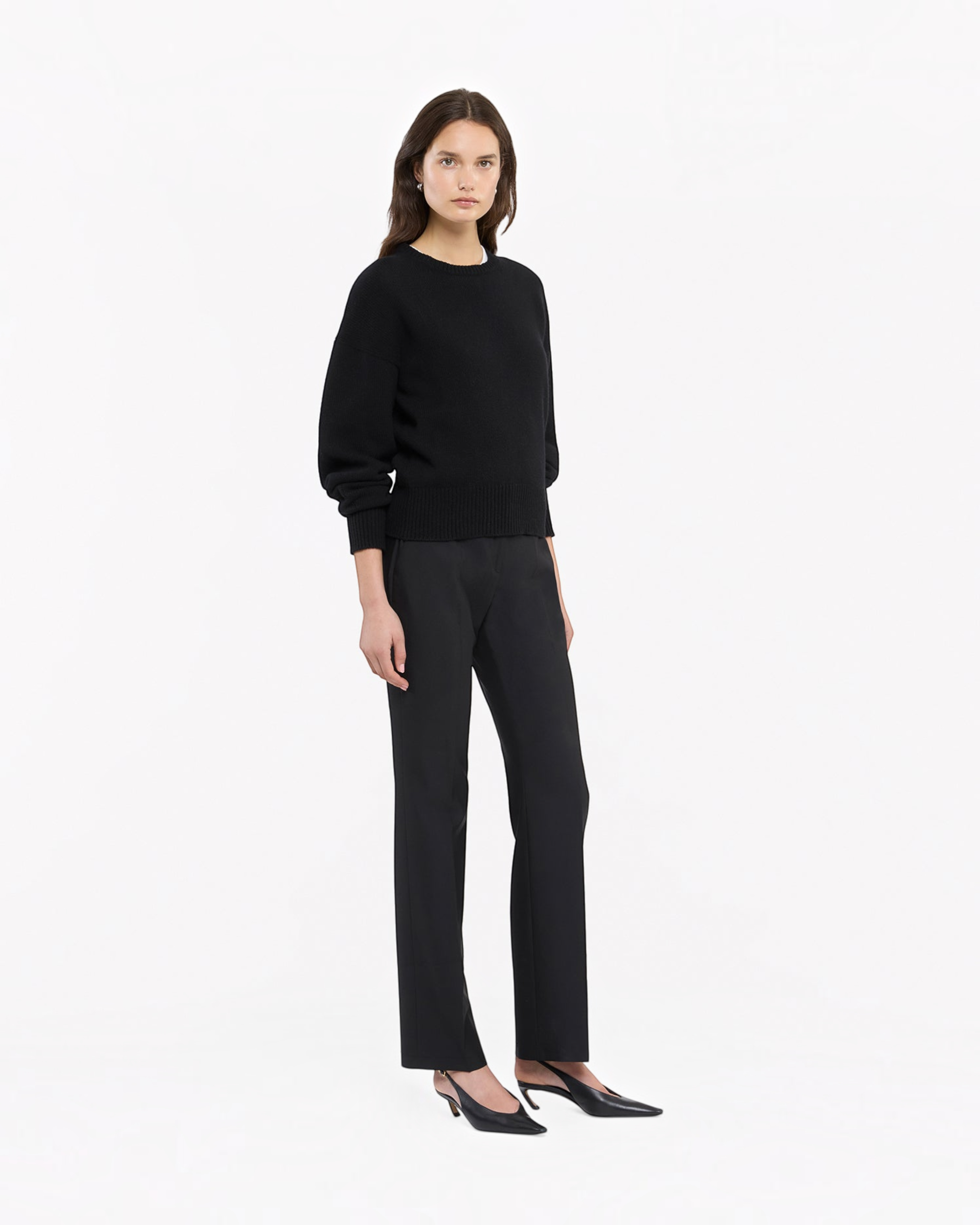 Cashmere Knit Sweatshirt