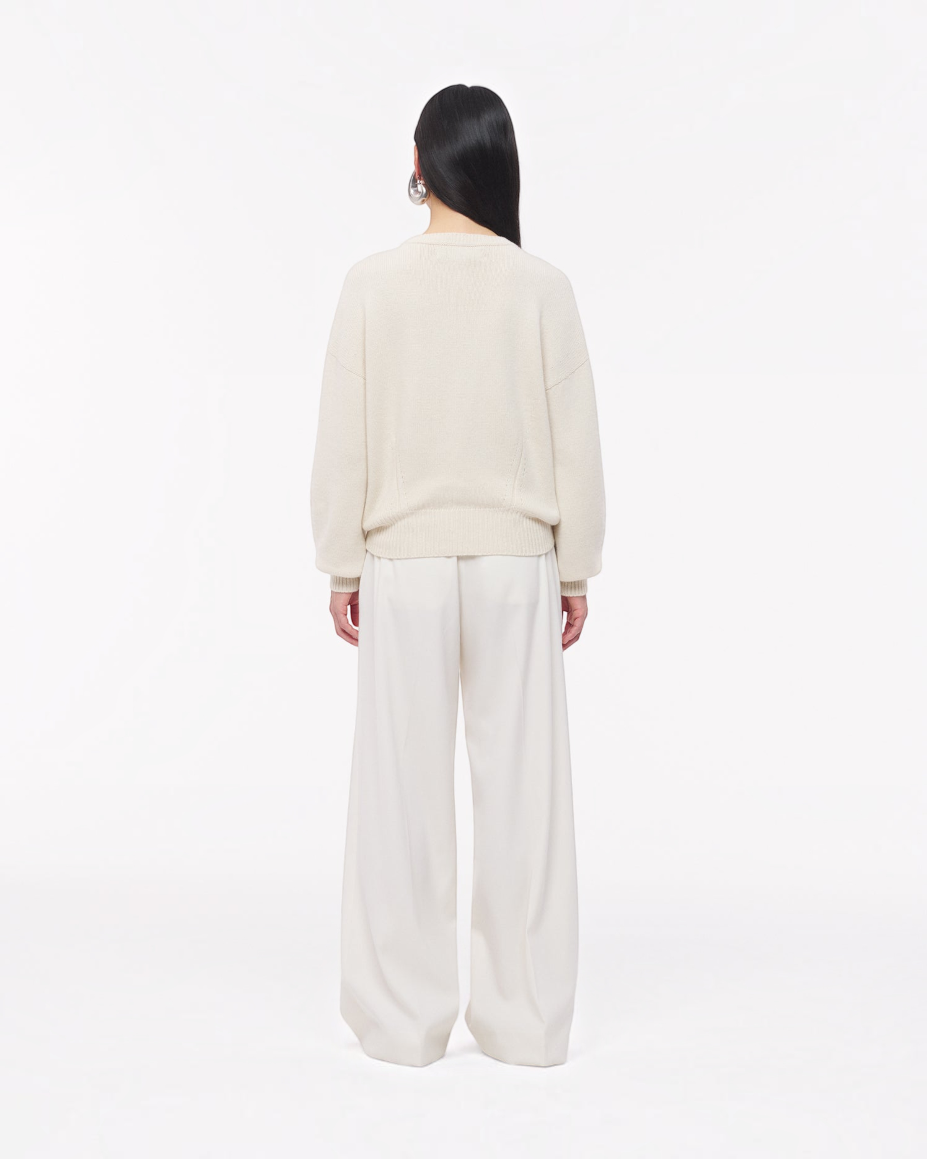 Cashmere Knit Sweatshirt
