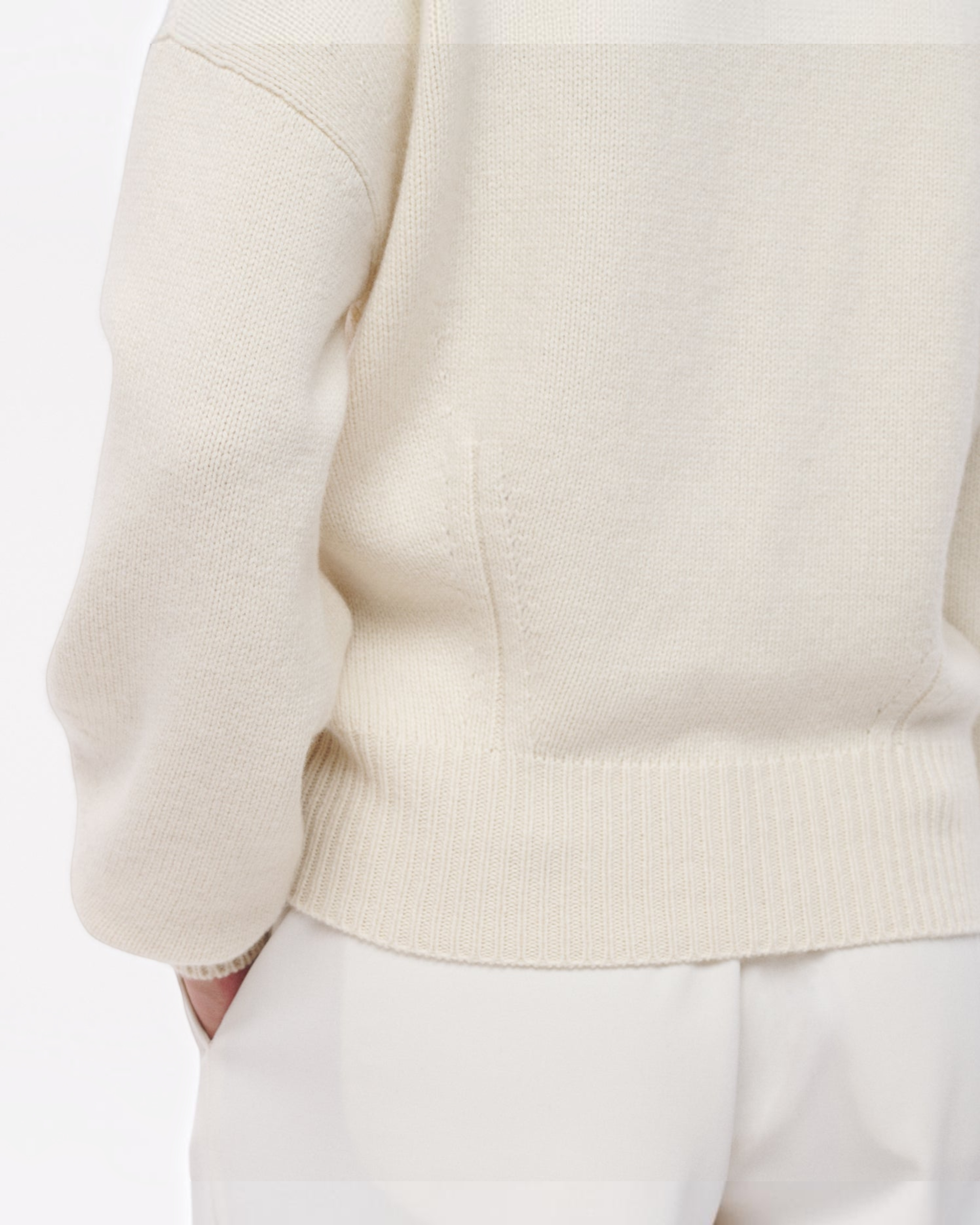 Cashmere Knit Sweatshirt