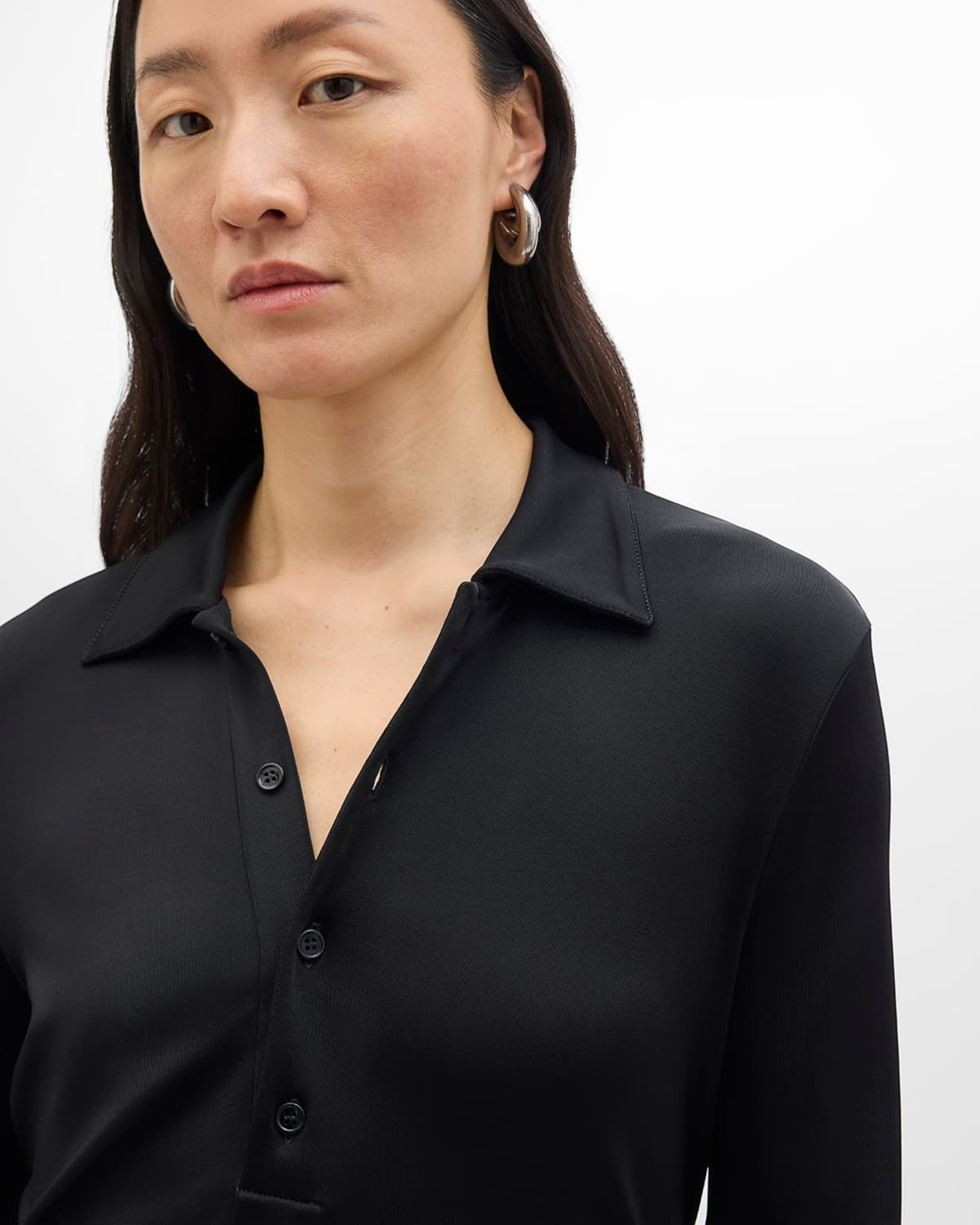 Fluid Long Sleeve Polo