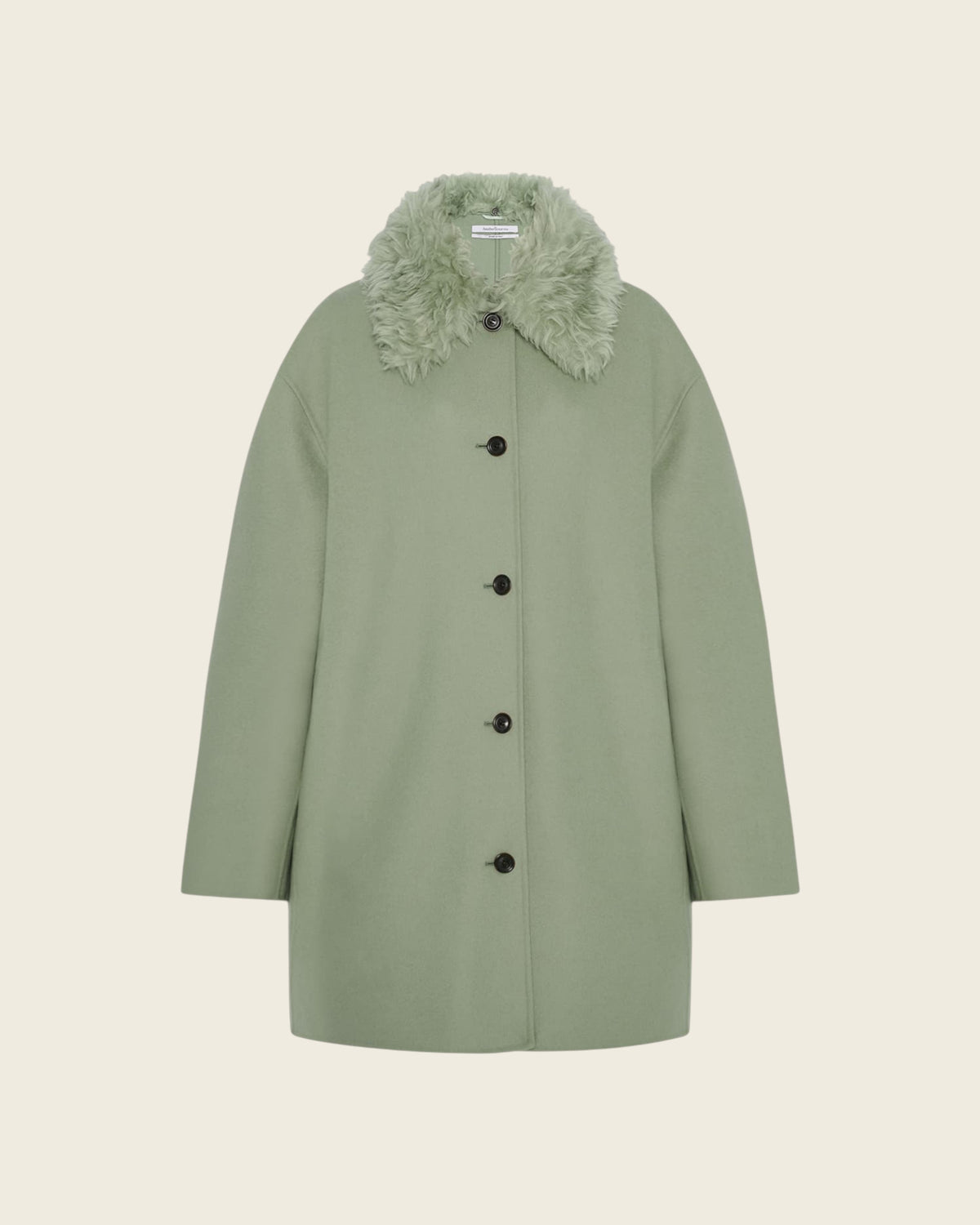 Fur Collar Balmacaan
