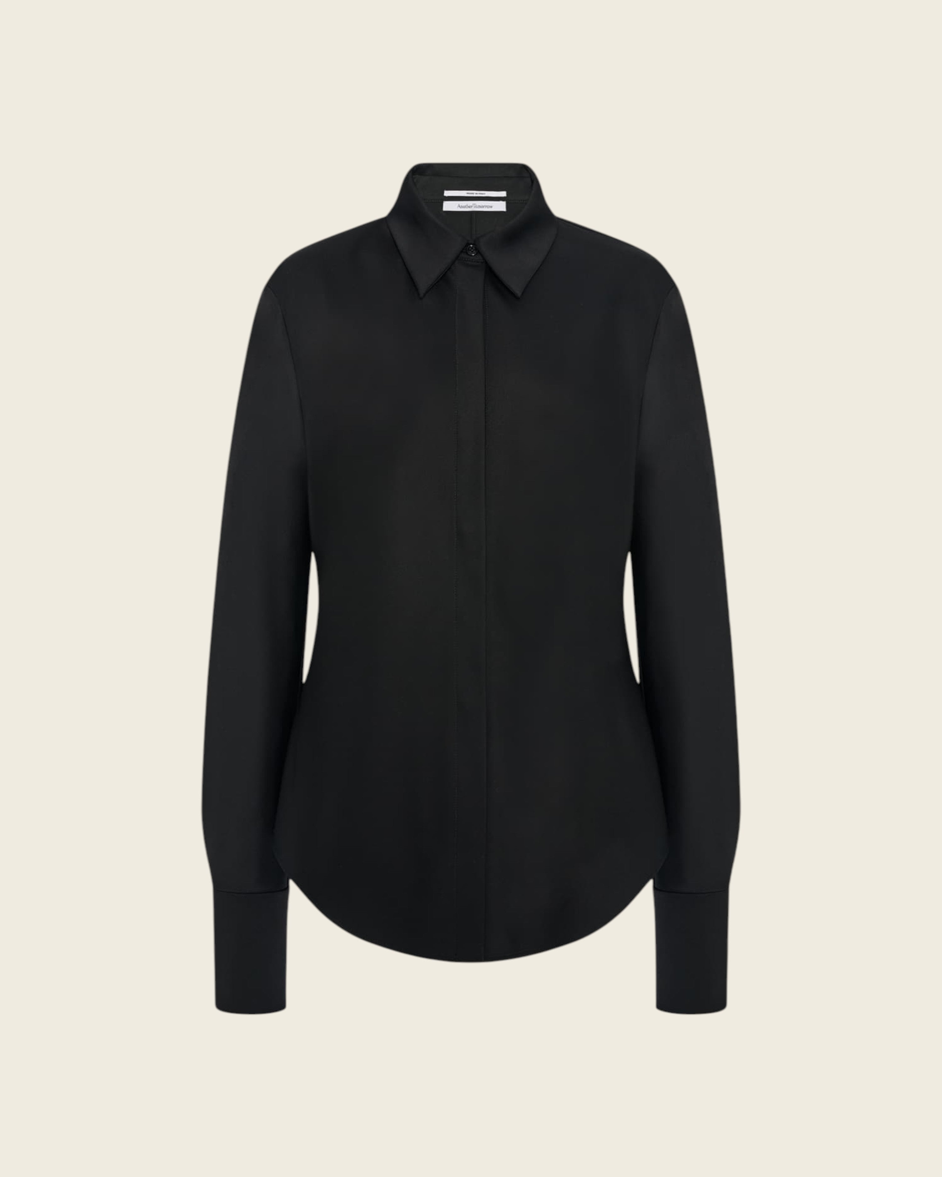 Wool Bias Shirt