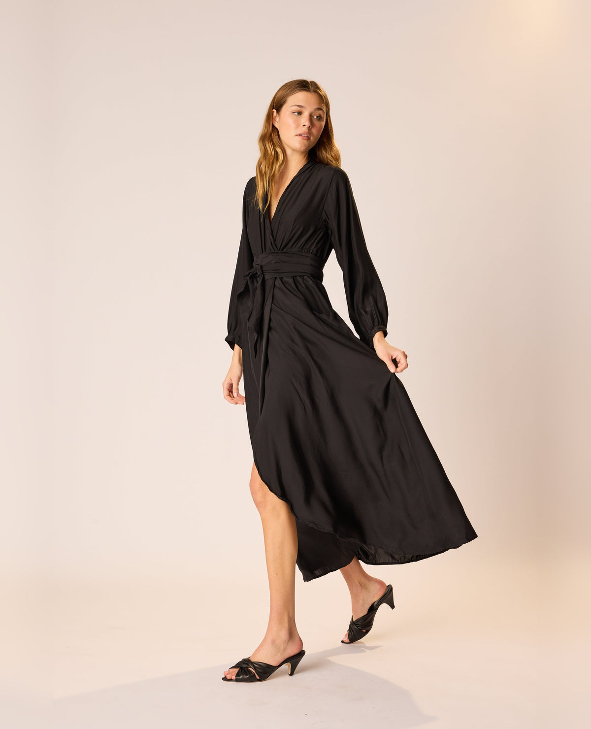 Nico Long Sleeve Maxi with Sash