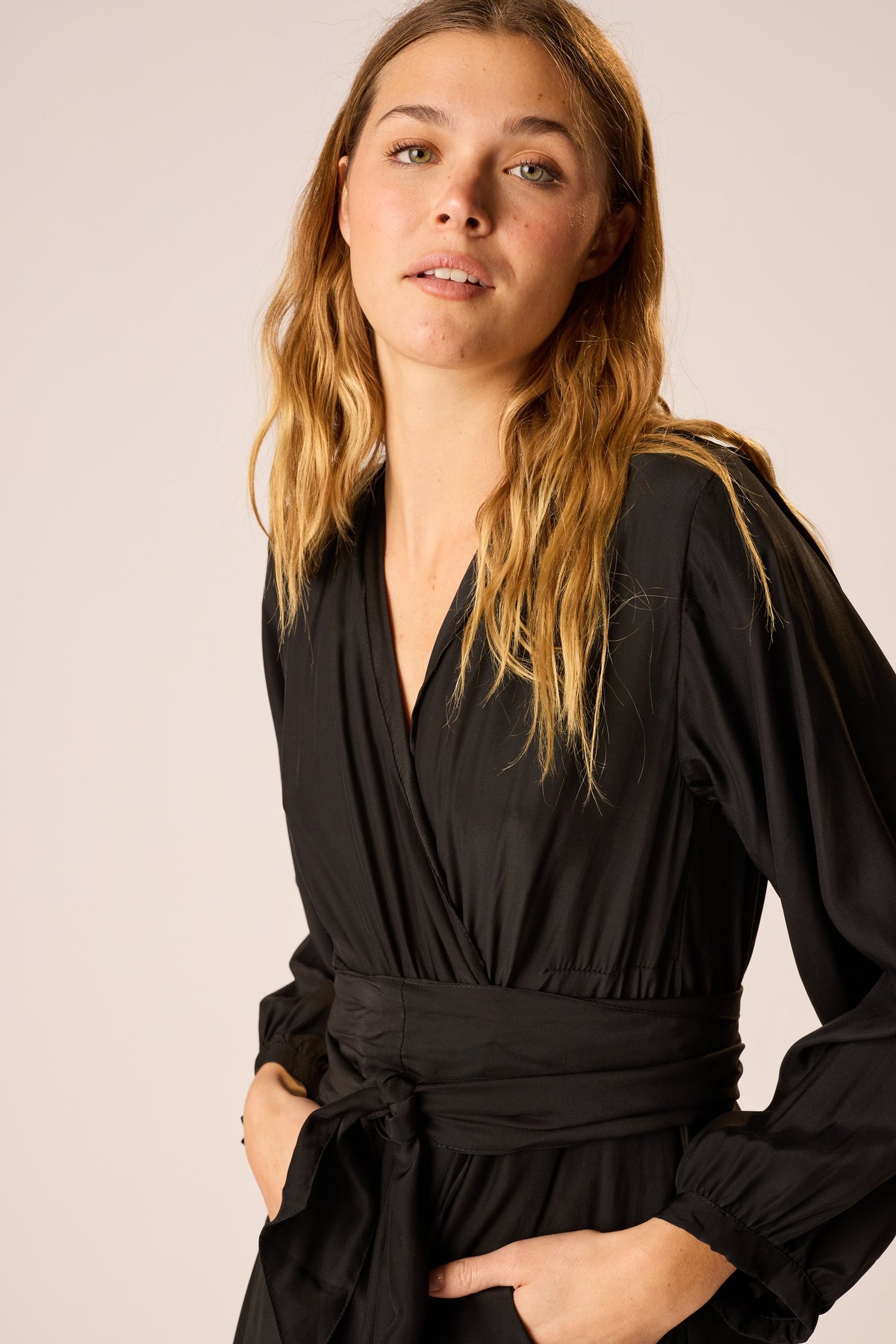 Nico Long Sleeve Maxi with Sash