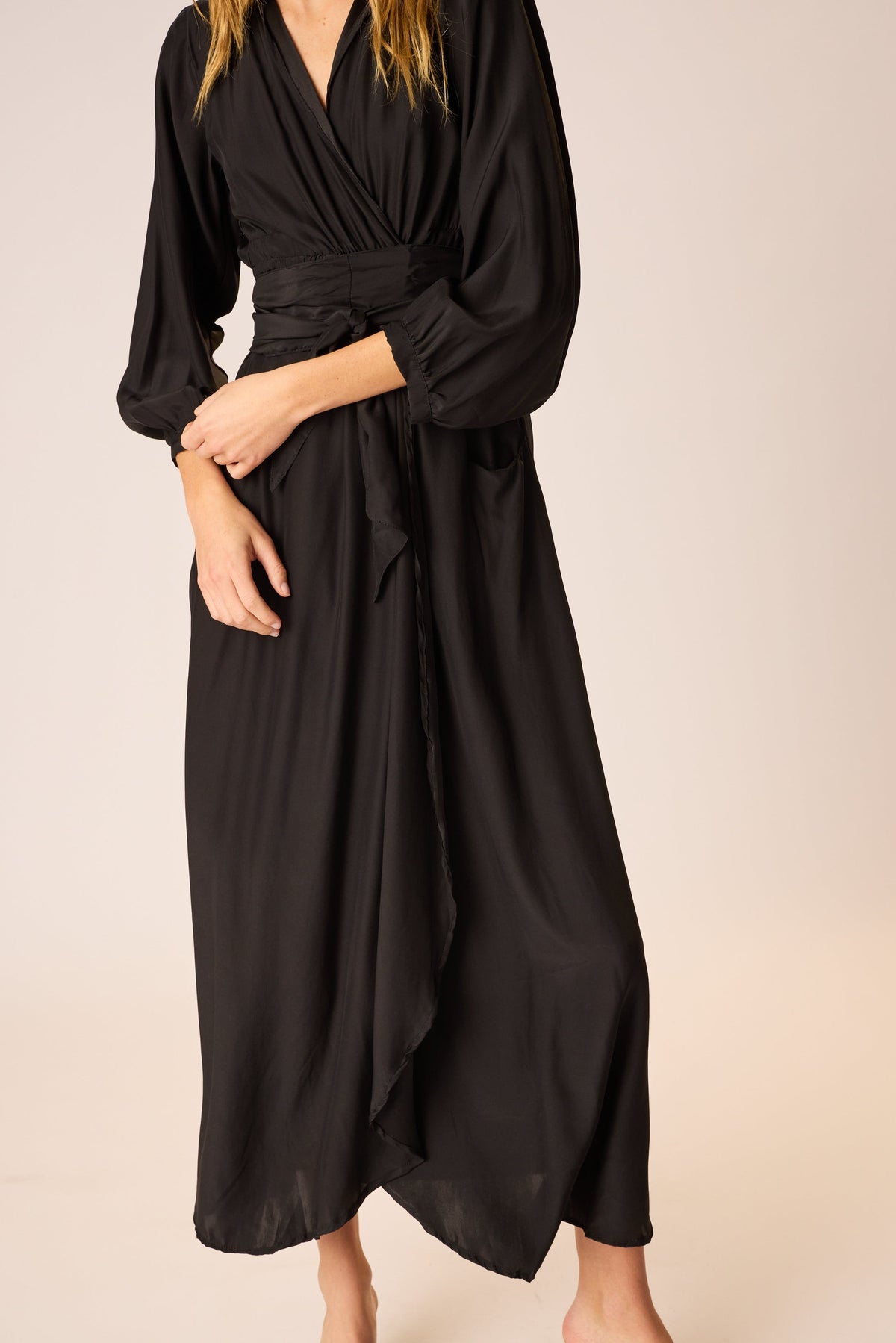 Nico Long Sleeve Maxi with Sash