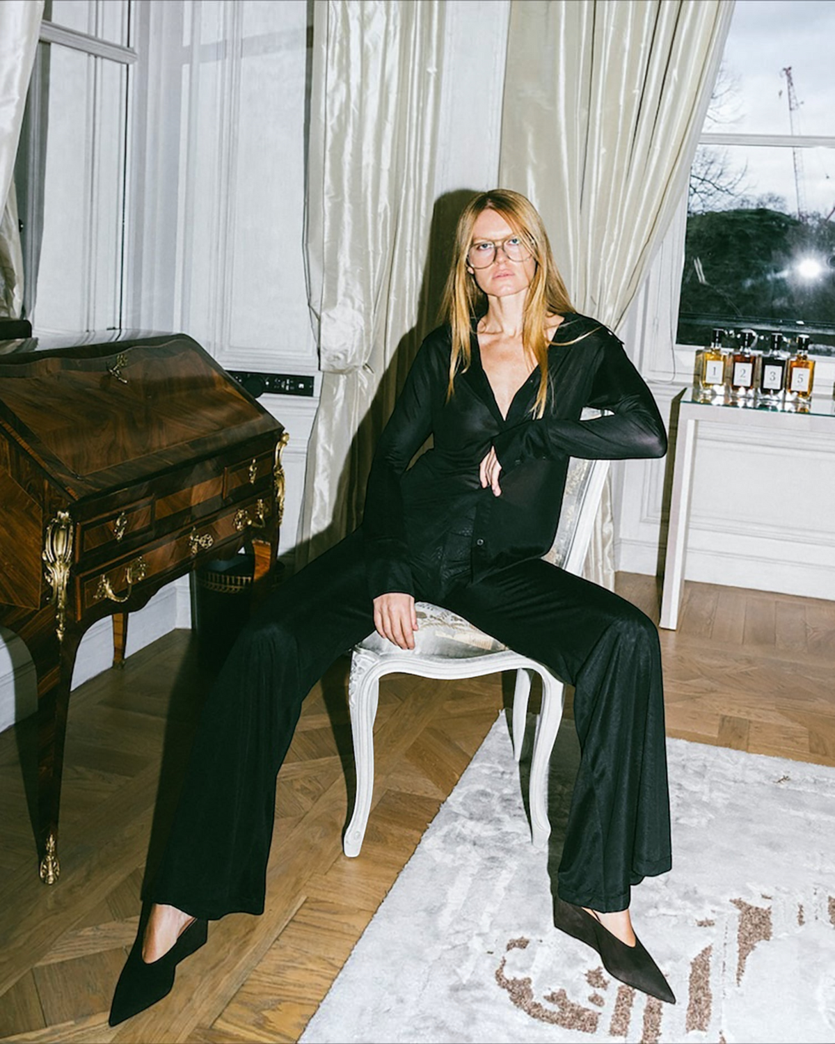 Semi-Sheer Serge Blouse