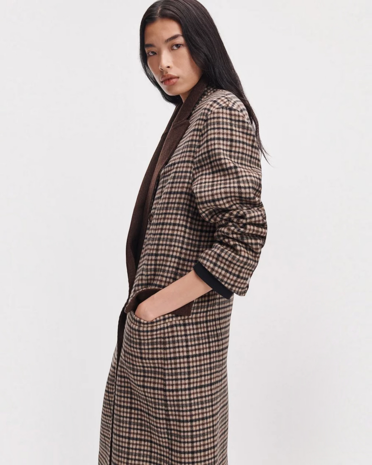 Vasso Plaid Coat