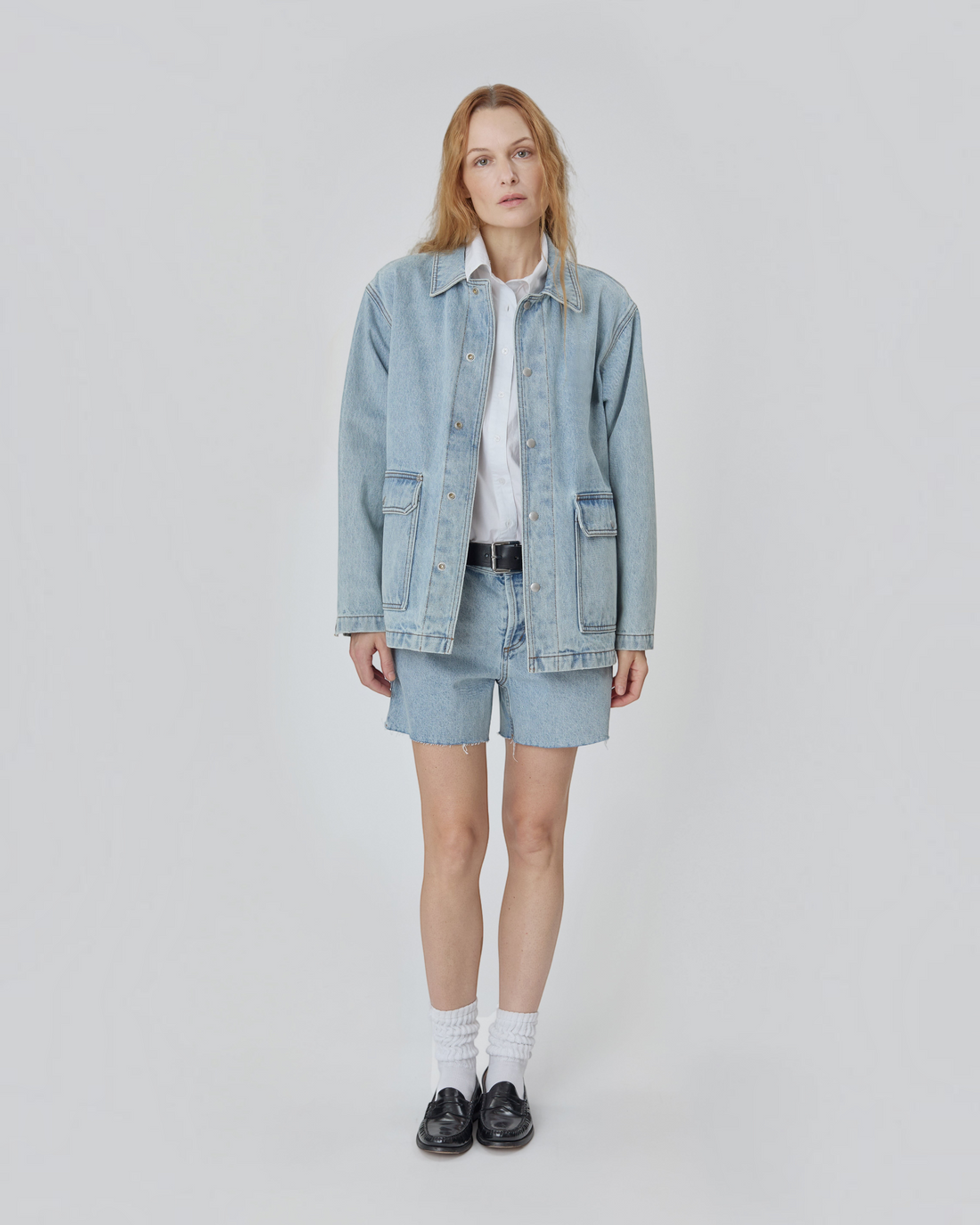 Barn Jacket in Vintage Blue
