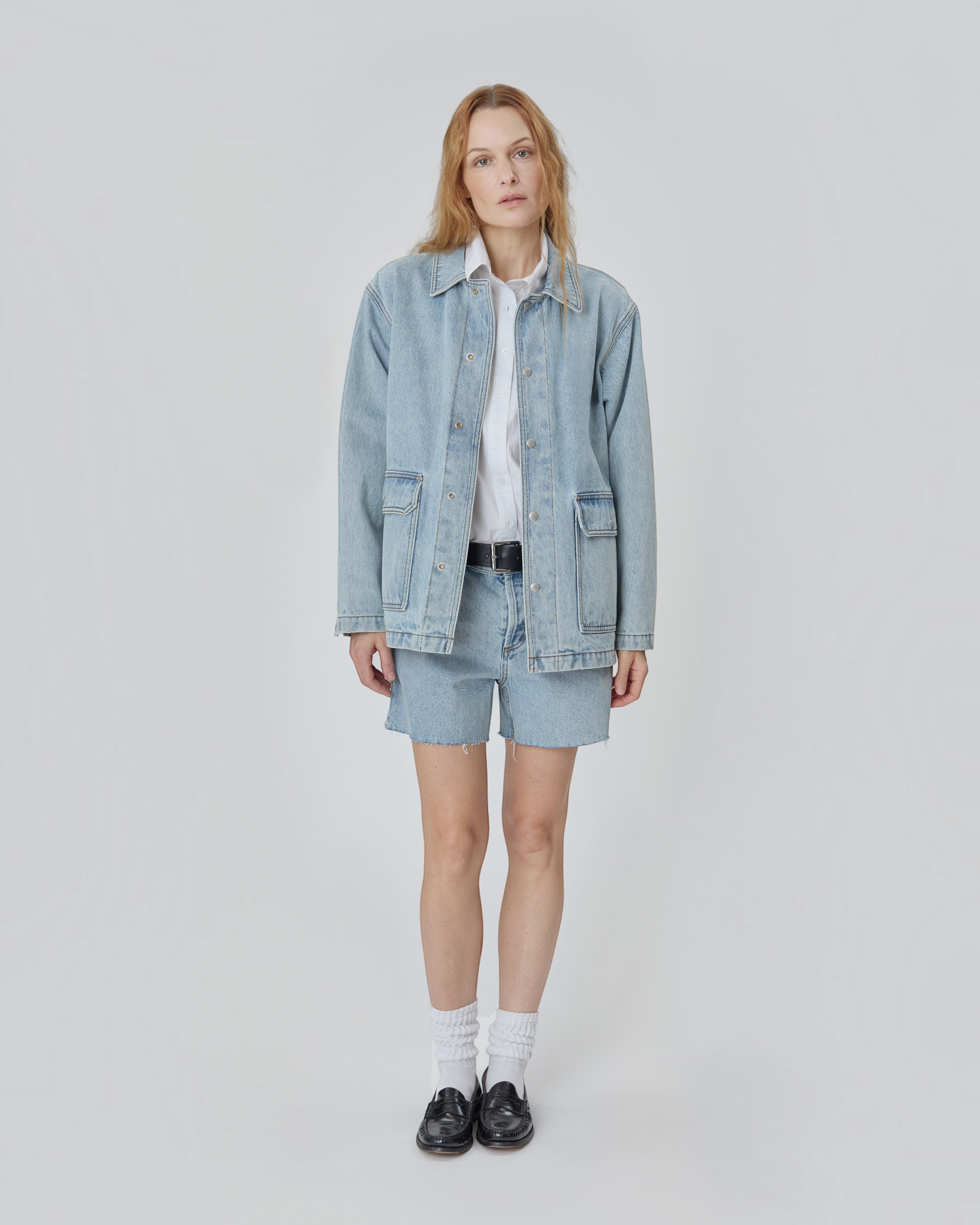 Barn Jacket in Vintage Blue