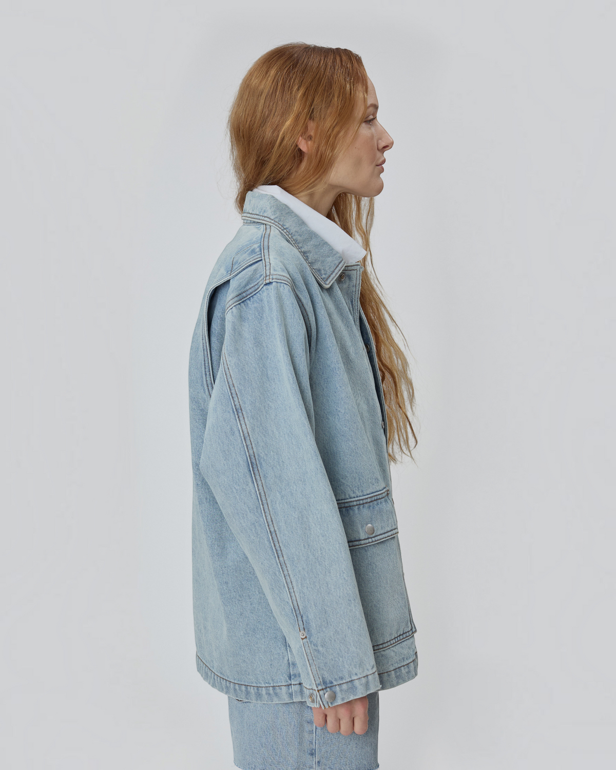 Barn Jacket in Vintage Blue
