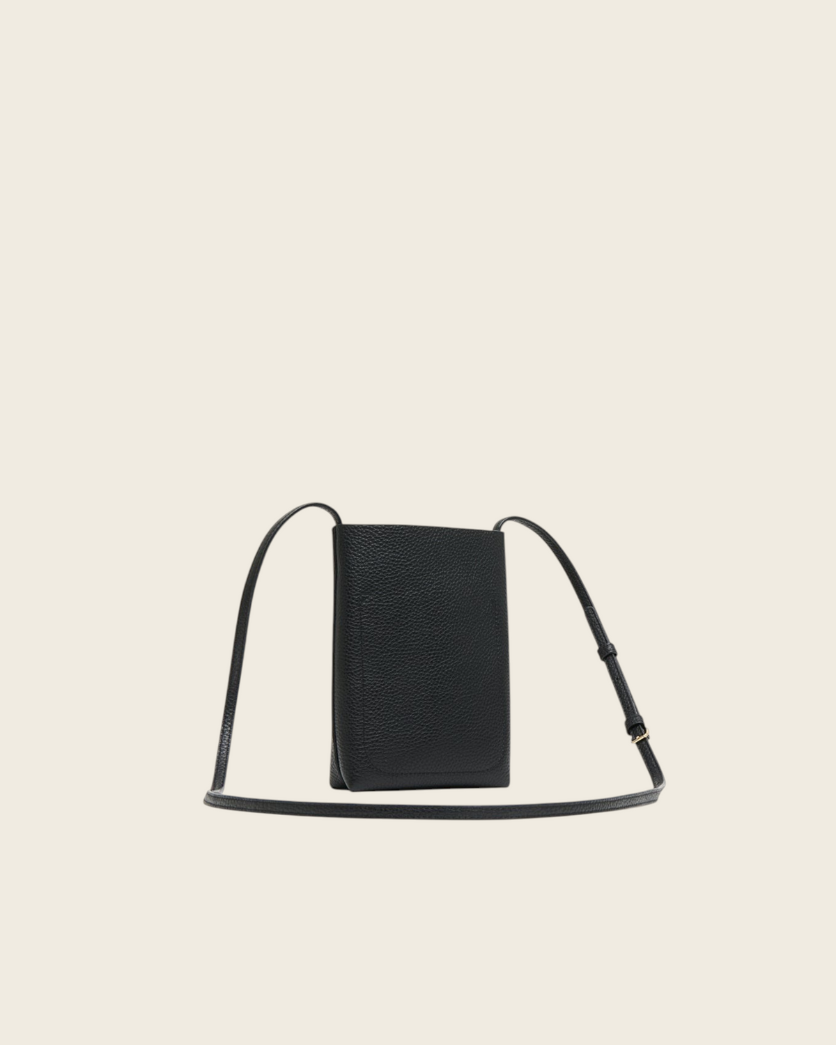 Weldun Mansur Gavriel black pebbled leather Everyday Cabas crossbody bag with an adjustable strap