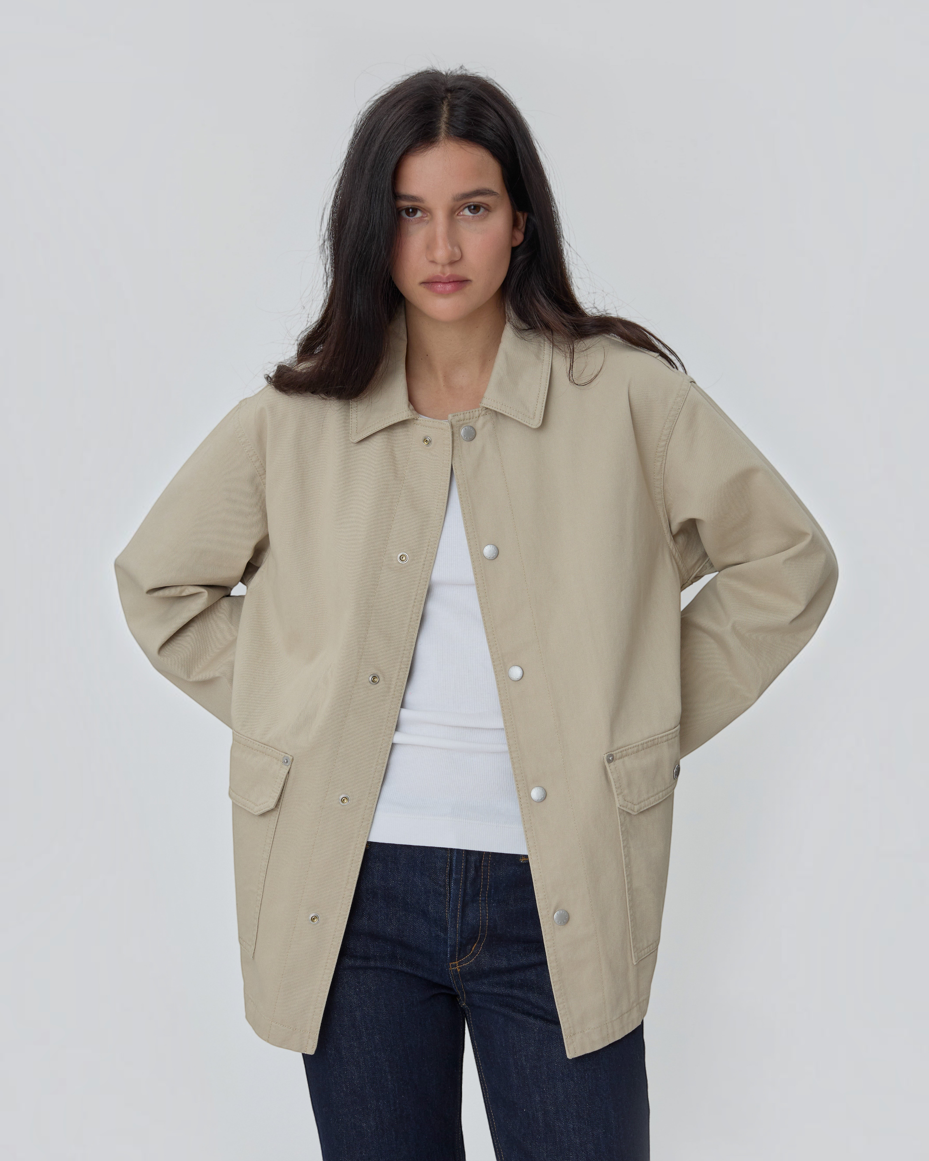 Barn Jacket in Khaki