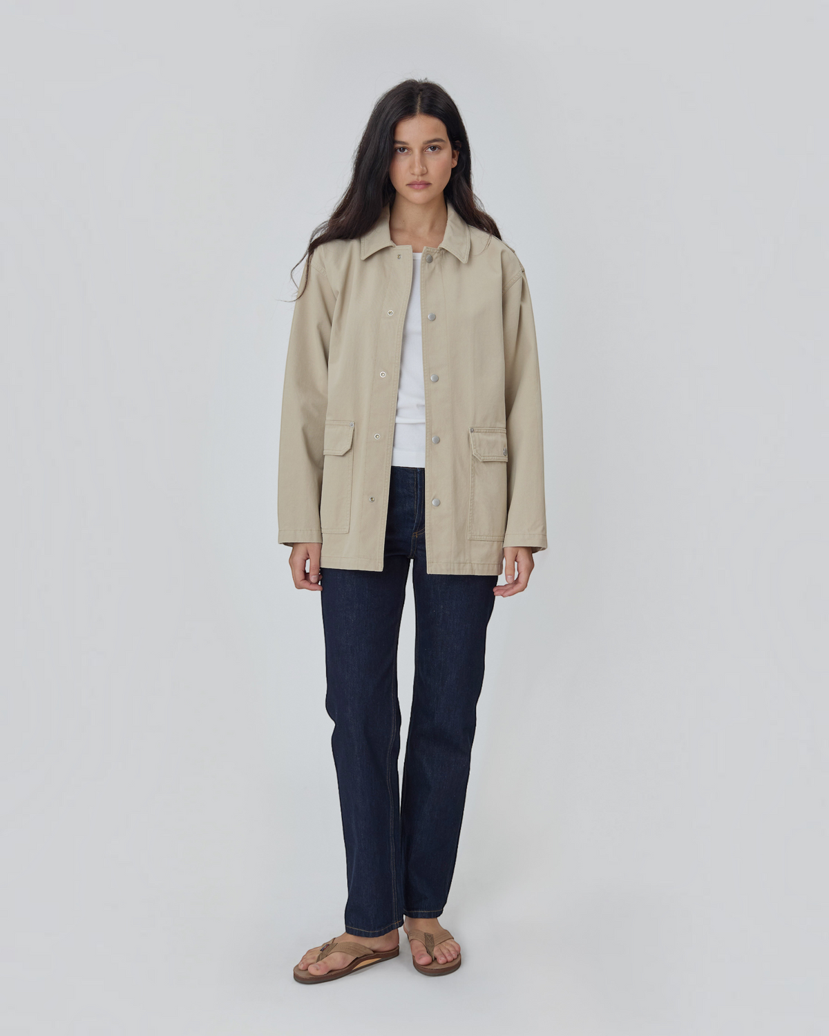 Barn Jacket in Khaki