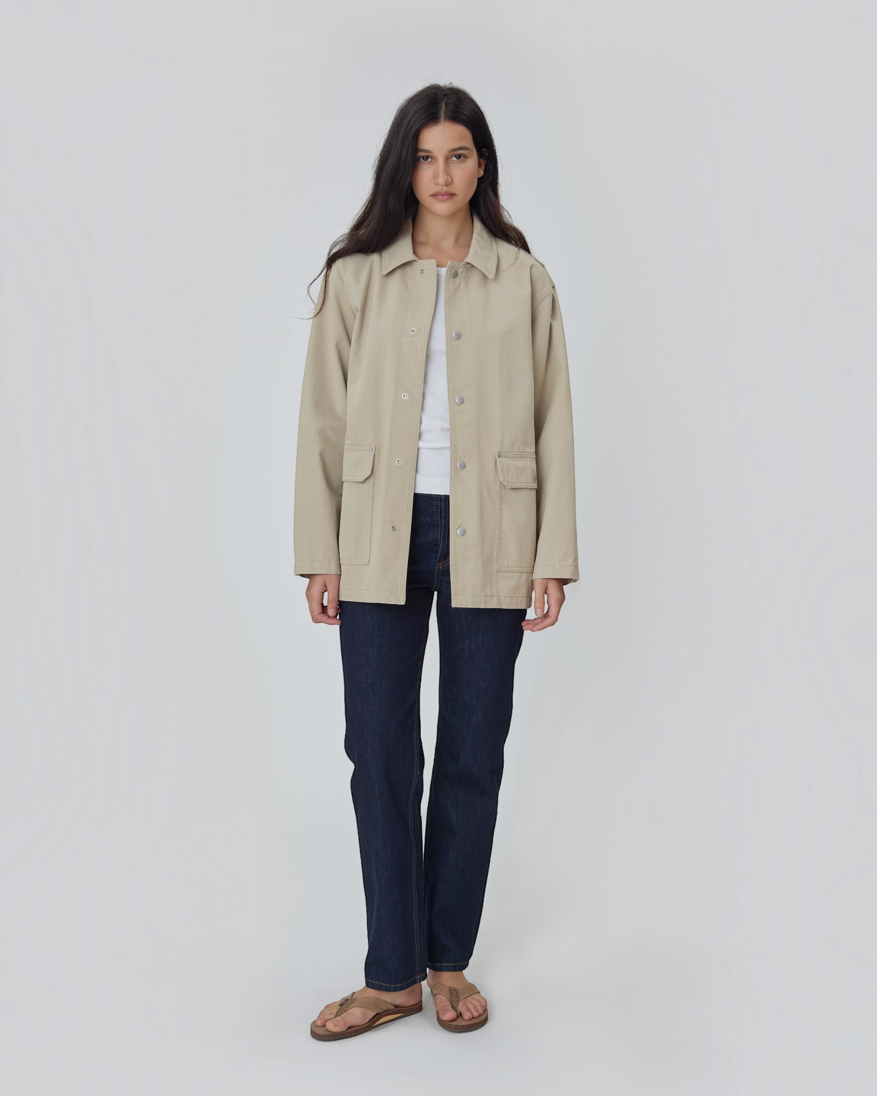 Barn Jacket in Khaki