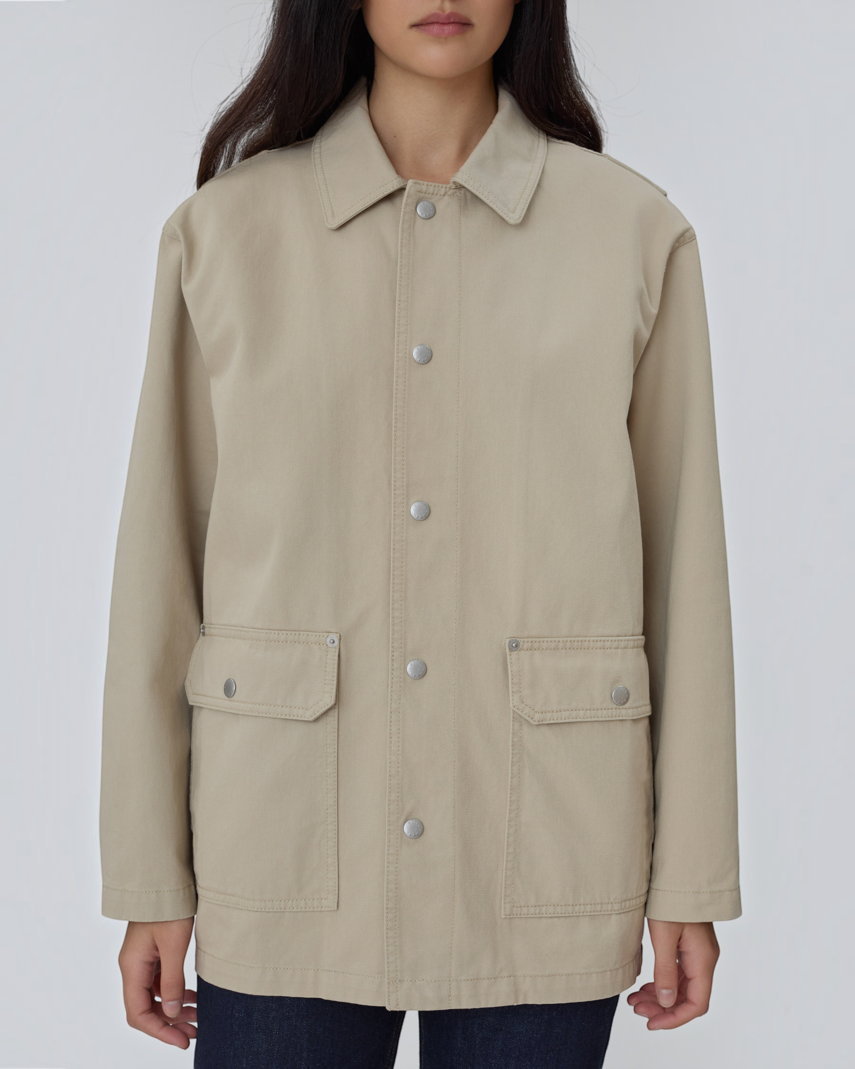Barn Jacket in Khaki