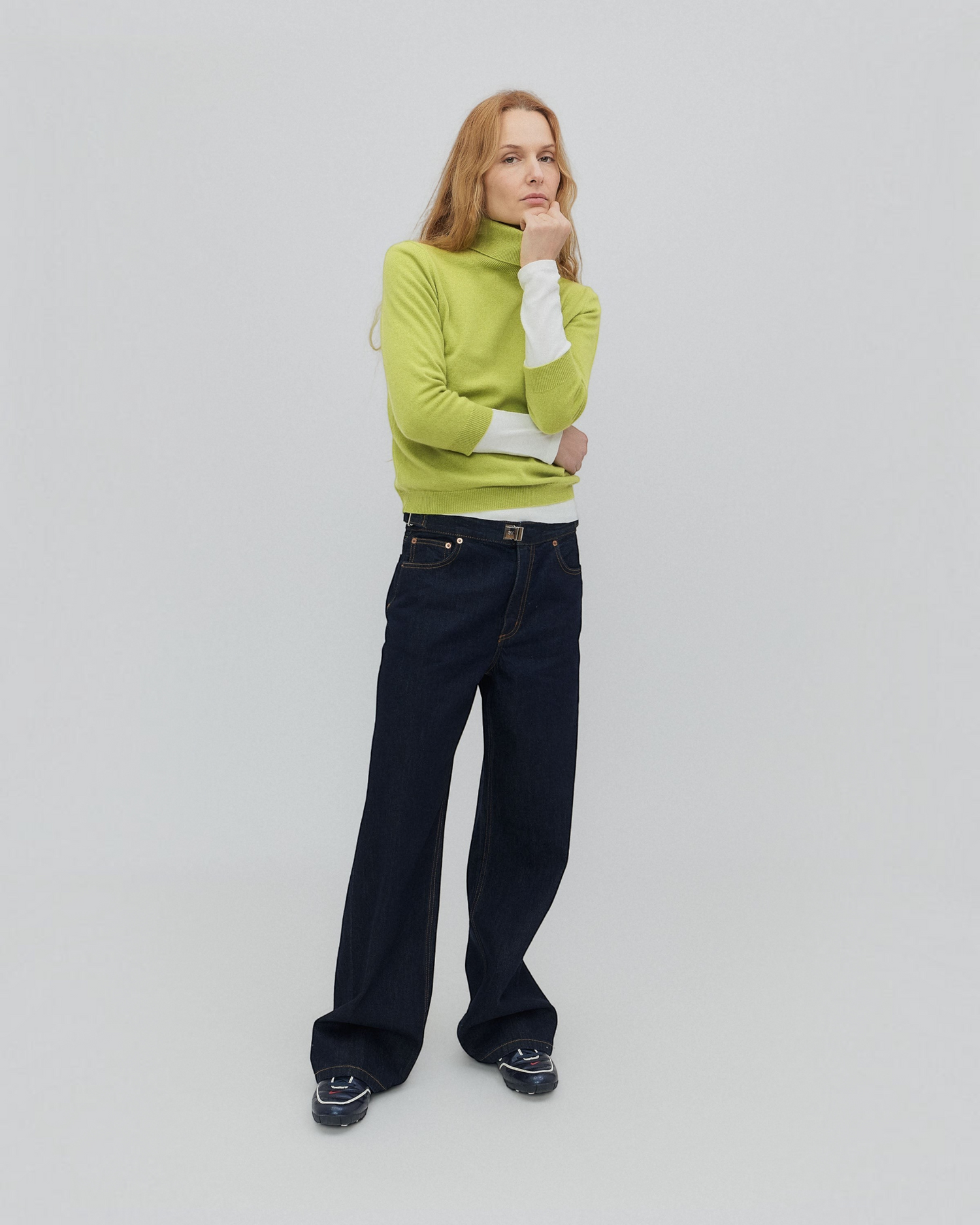Buckle Jean in Indigo Indigo
