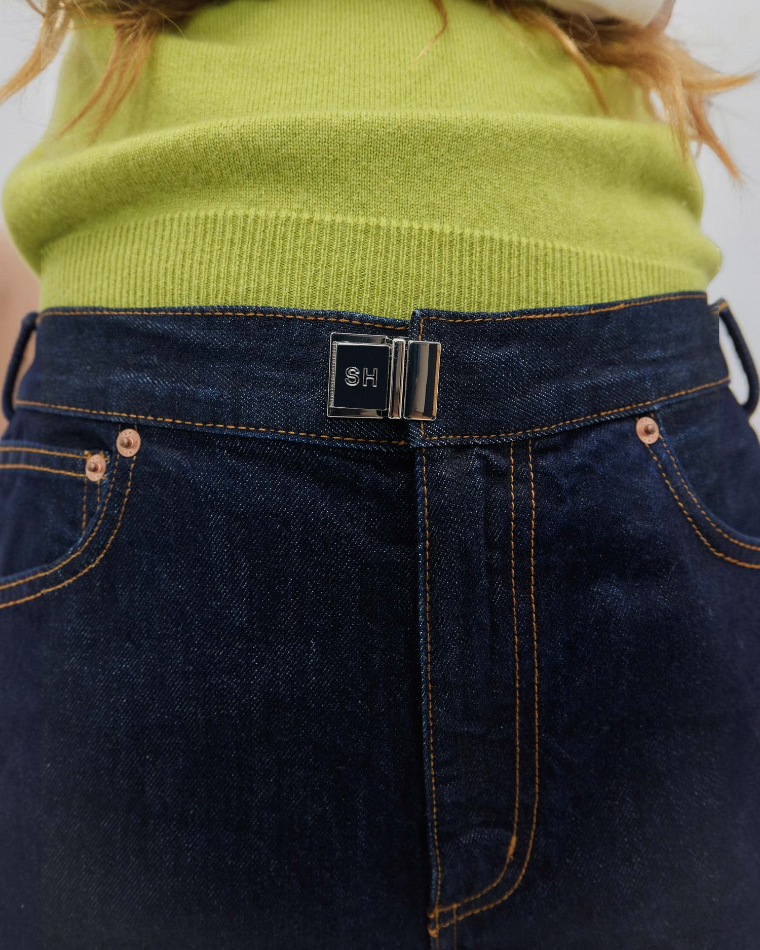 Buckle Jean in Indigo Indigo