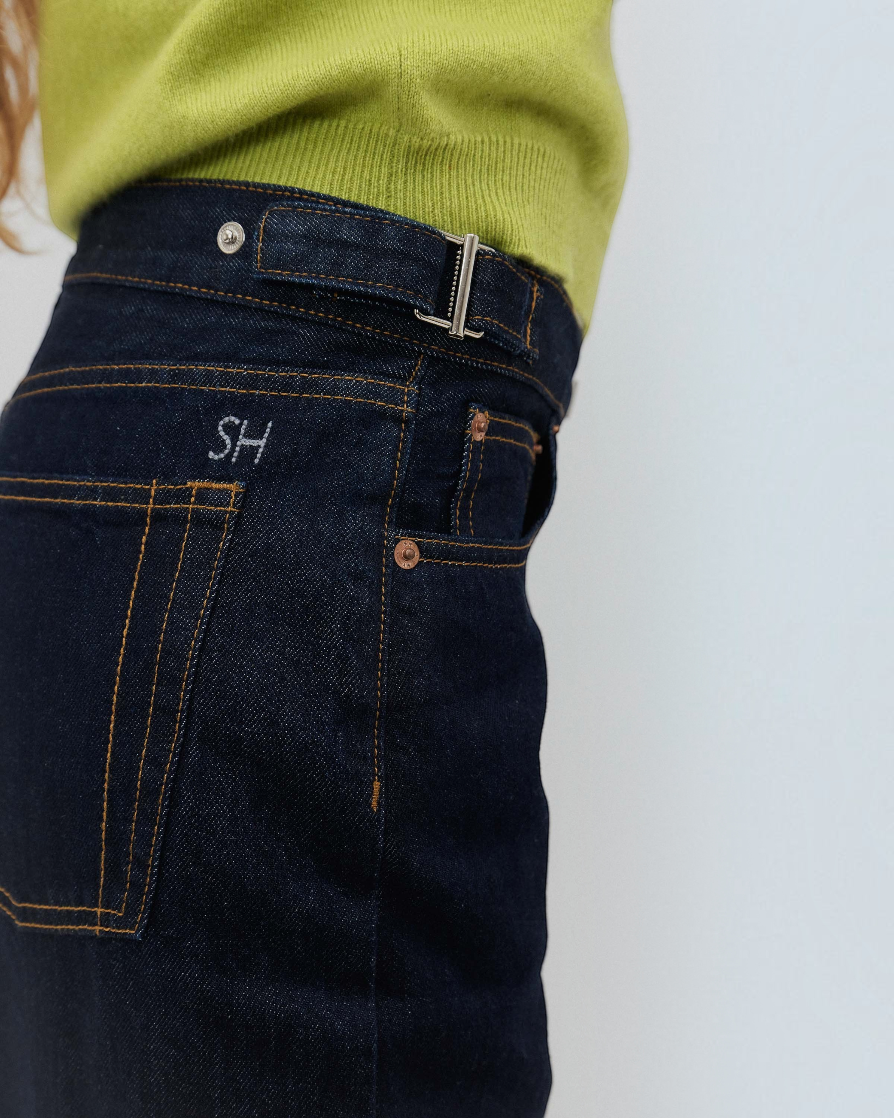 Buckle Jean in Indigo Indigo