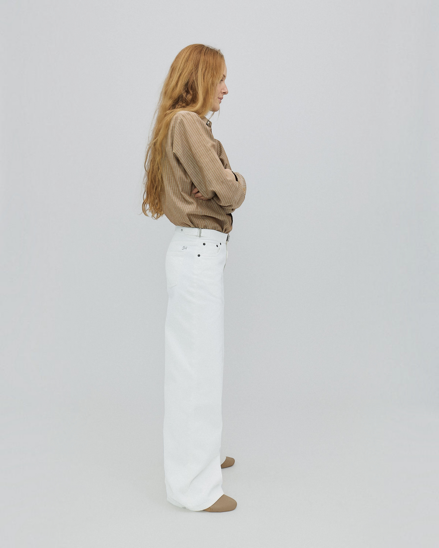 Buckle Jean in Milk