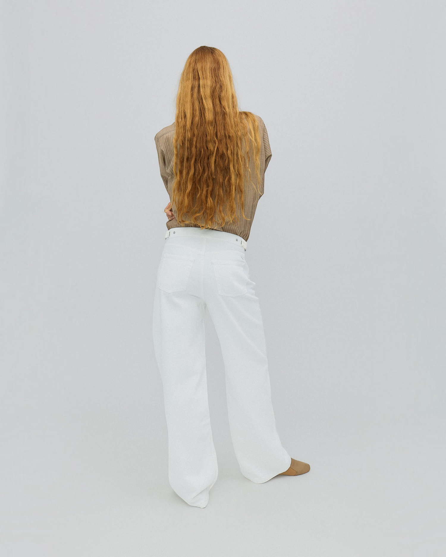 Buckle Jean in Milk