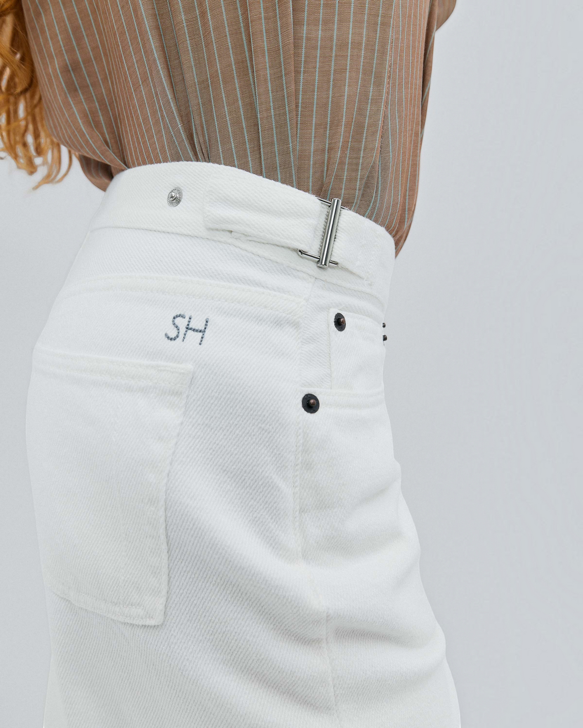 Buckle Jean in Milk