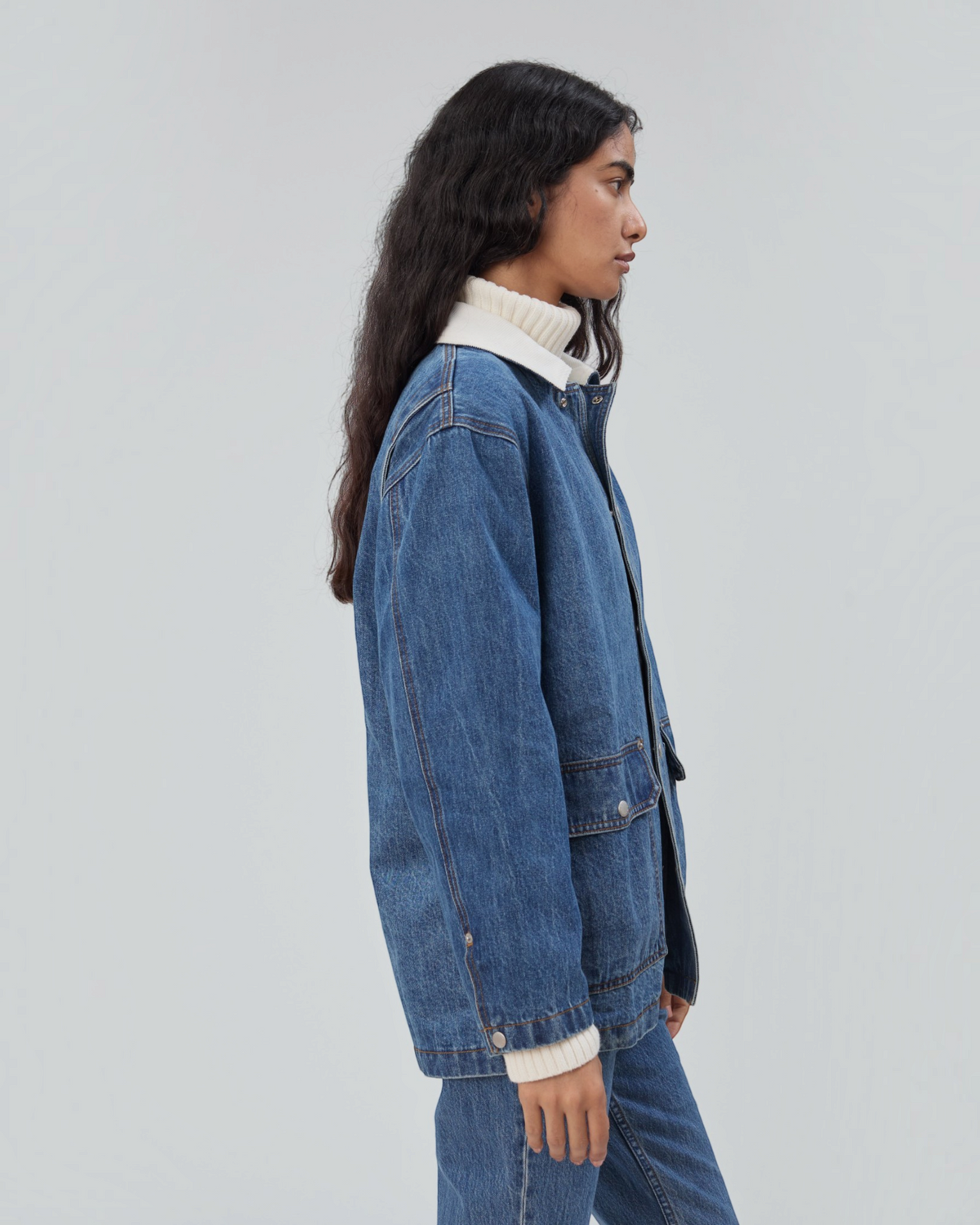 Barn Jacket in Classic Blue