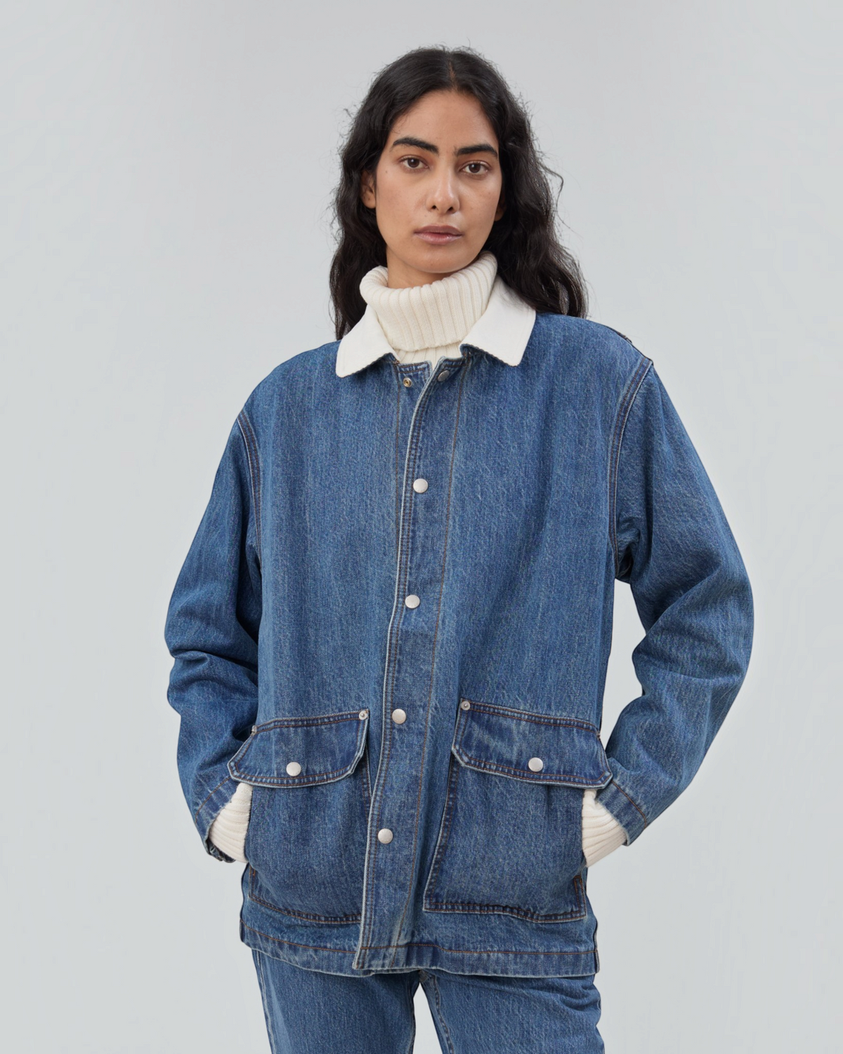 Barn Jacket in Classic Blue