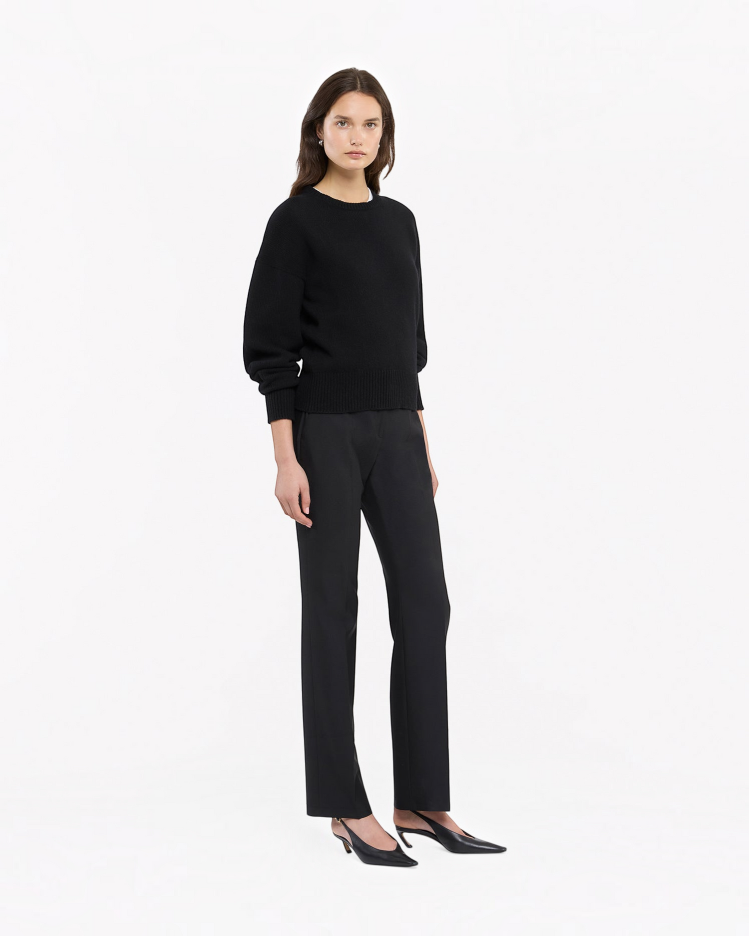 Cashmere Knit Sweatshirt