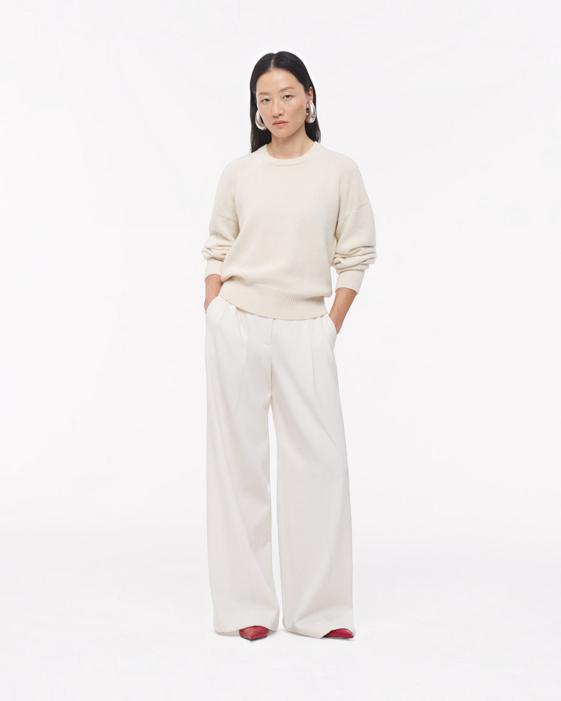 Cashmere Knit Sweatshirt