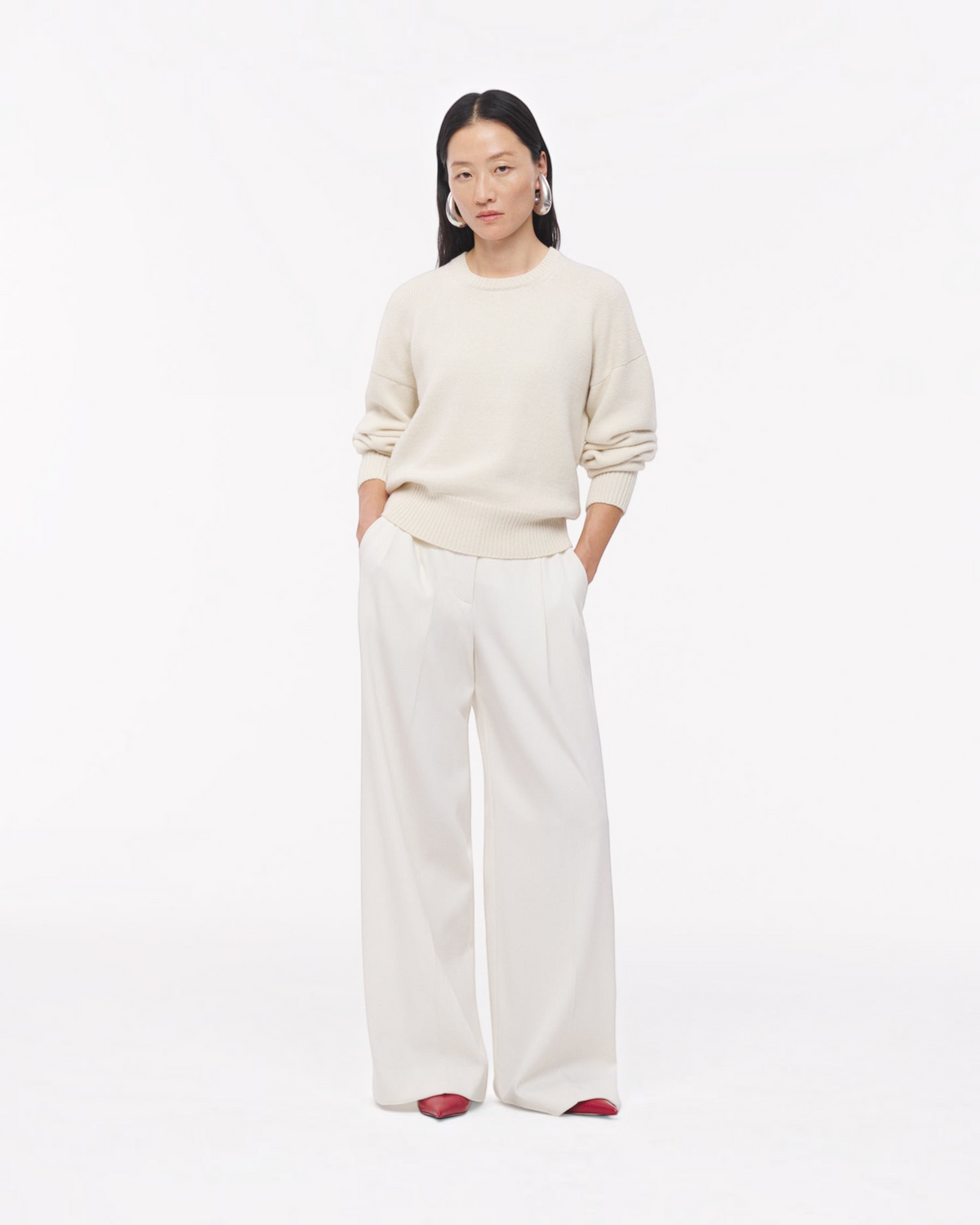 Cashmere Knit Sweatshirt