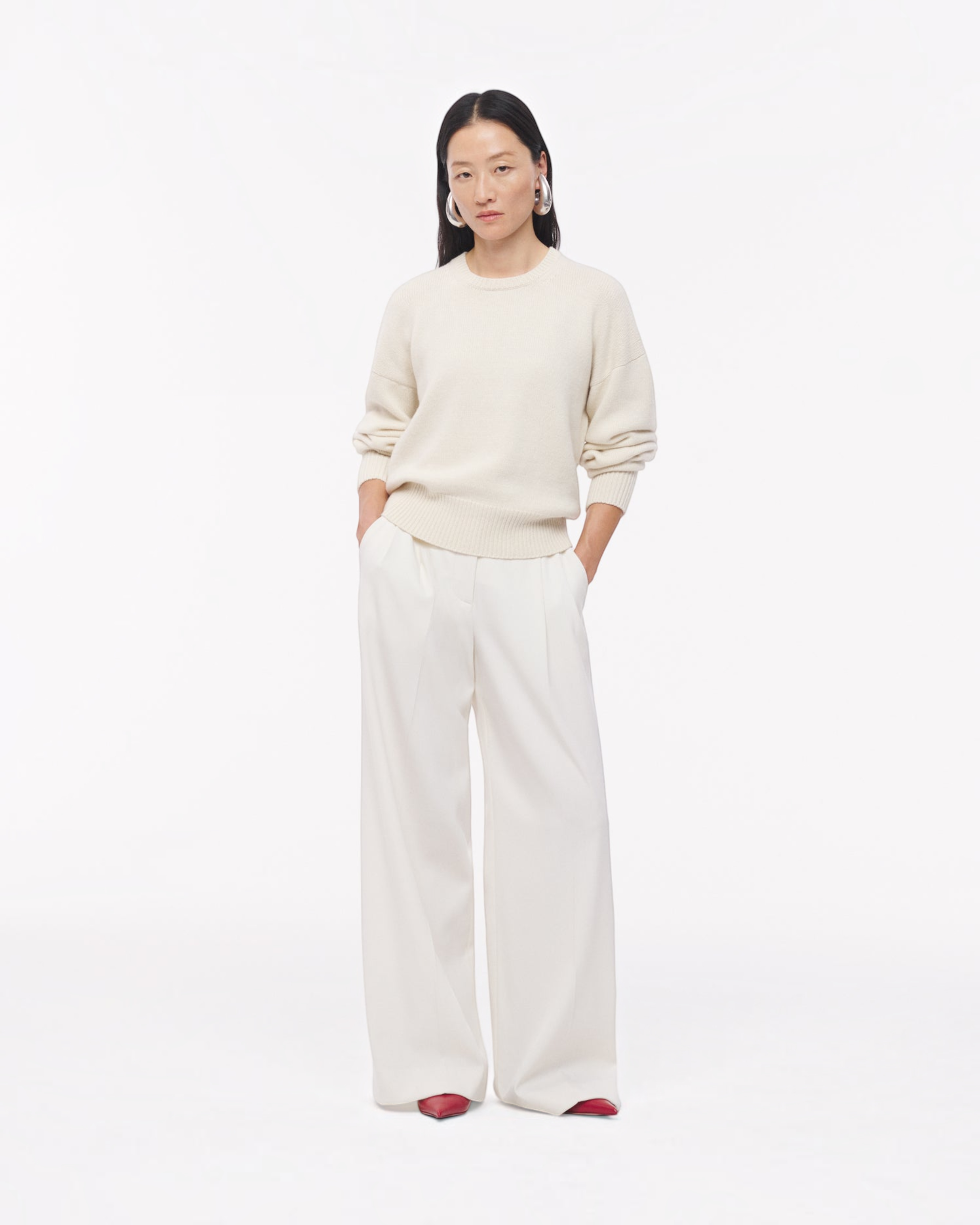 Cashmere Knit Sweatshirt