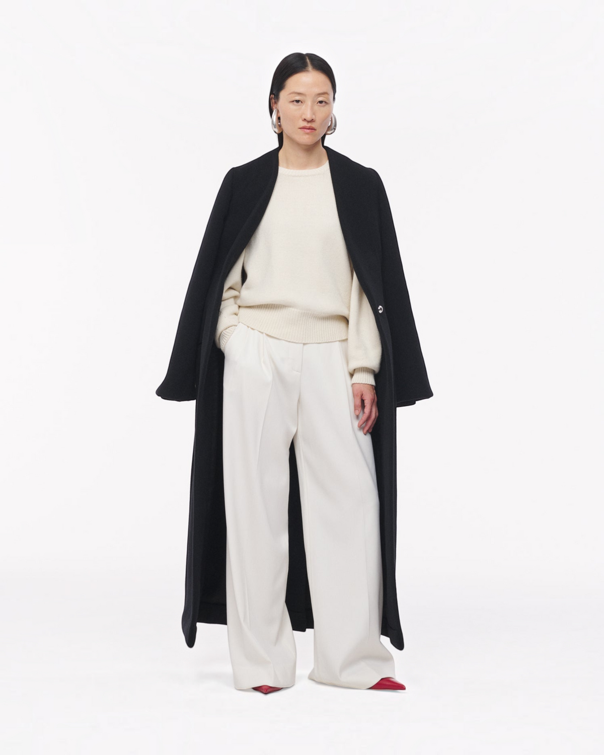 Cashmere Knit Sweatshirt