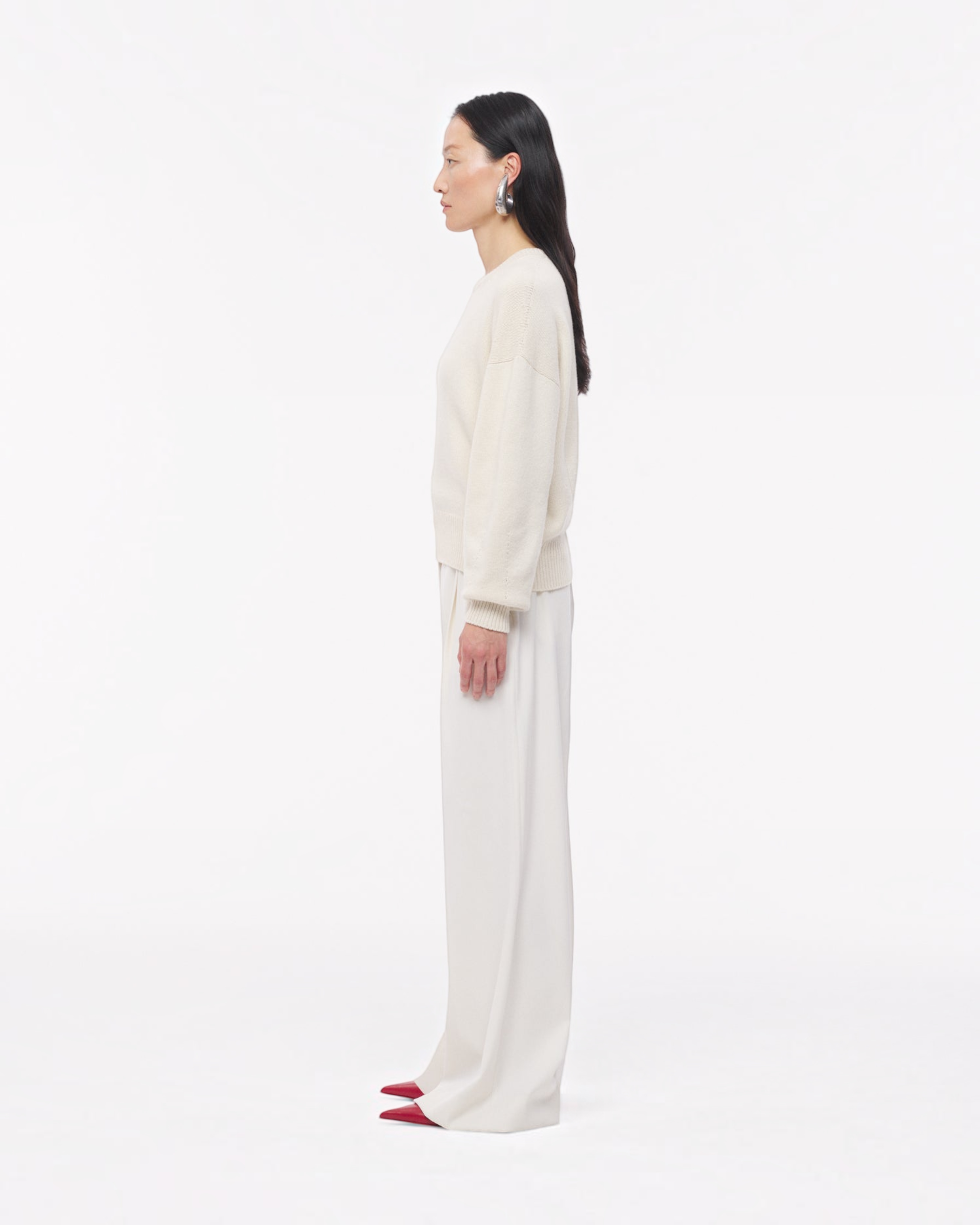 Cashmere Knit Sweatshirt