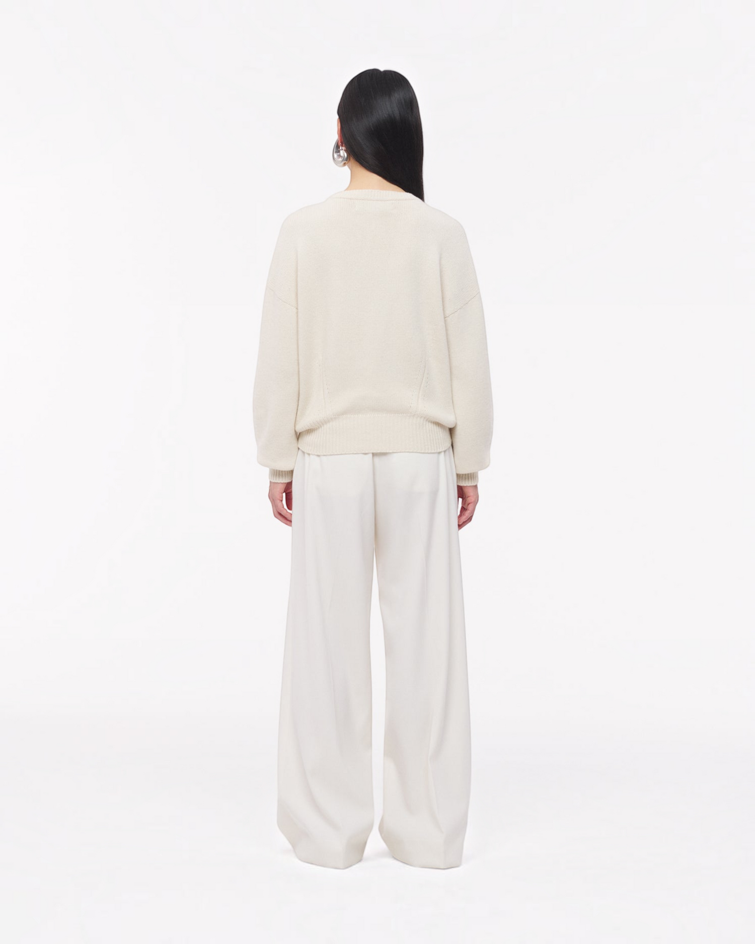 Cashmere Knit Sweatshirt