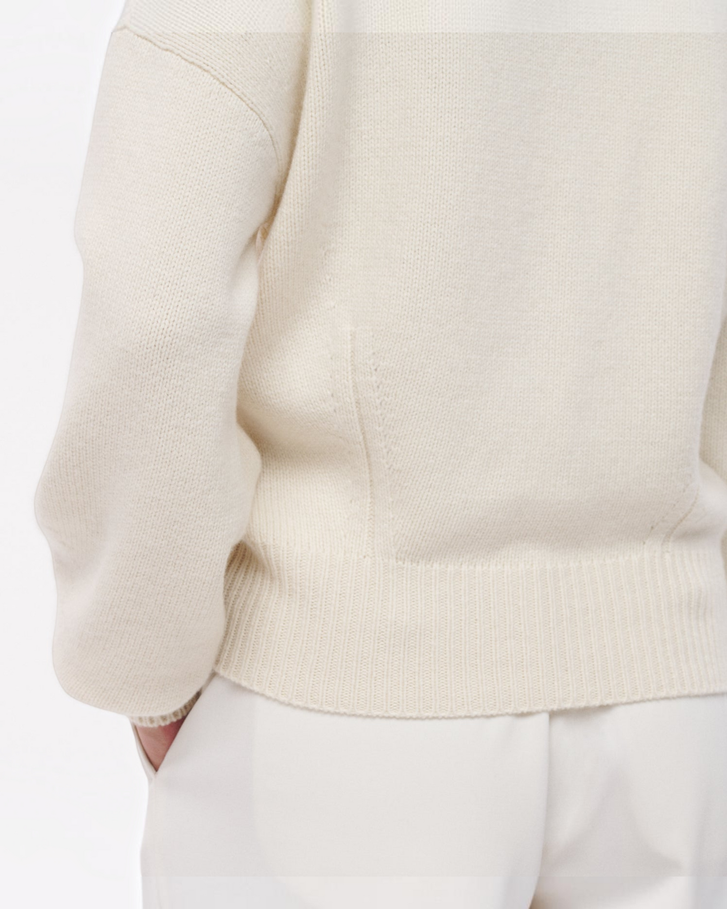 Cashmere Knit Sweatshirt