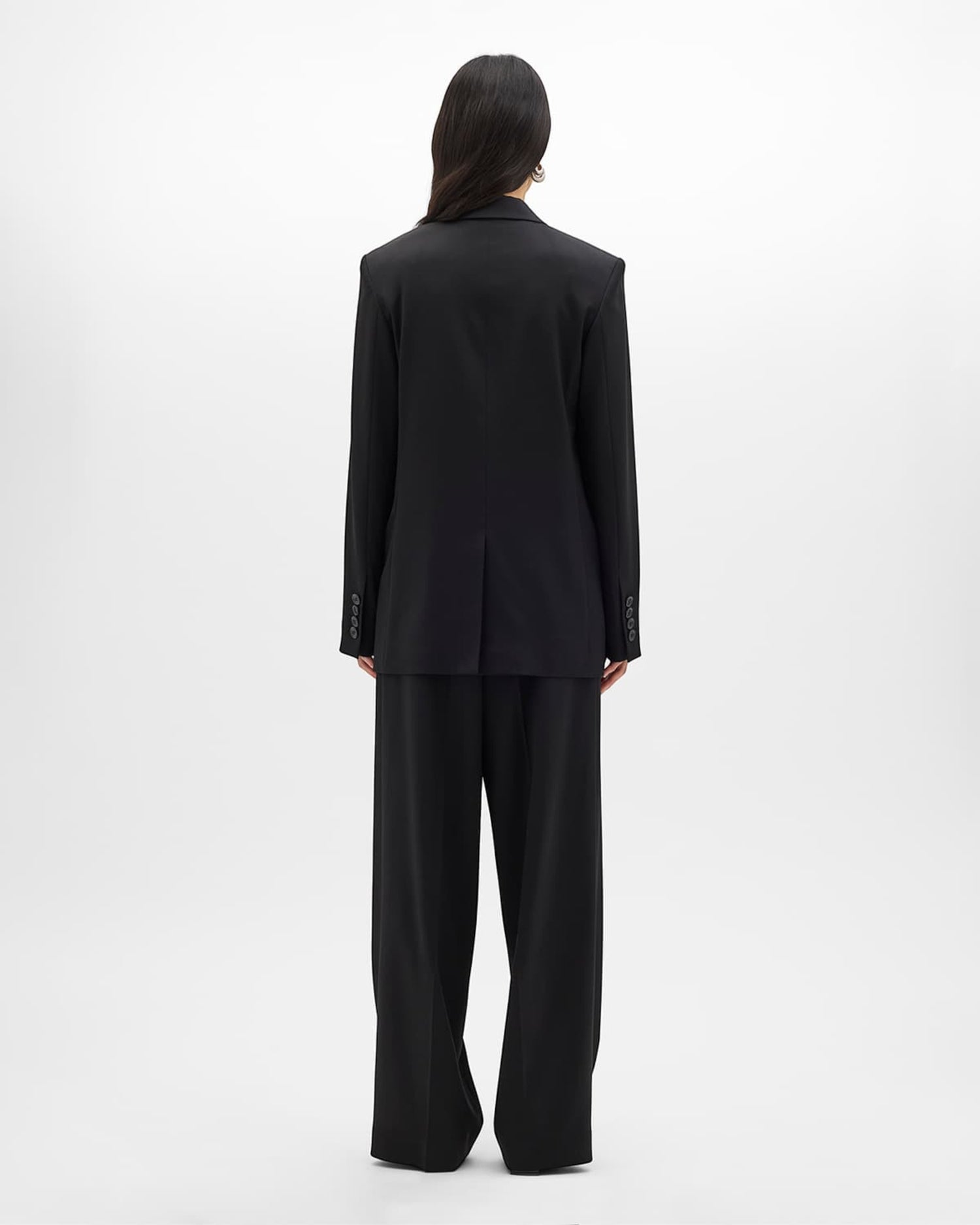 Single Button Relaxed Jacket