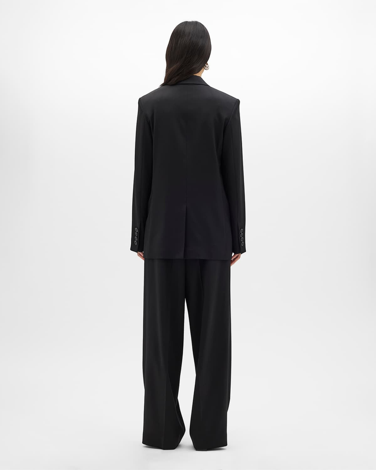 Single Button Relaxed Jacket