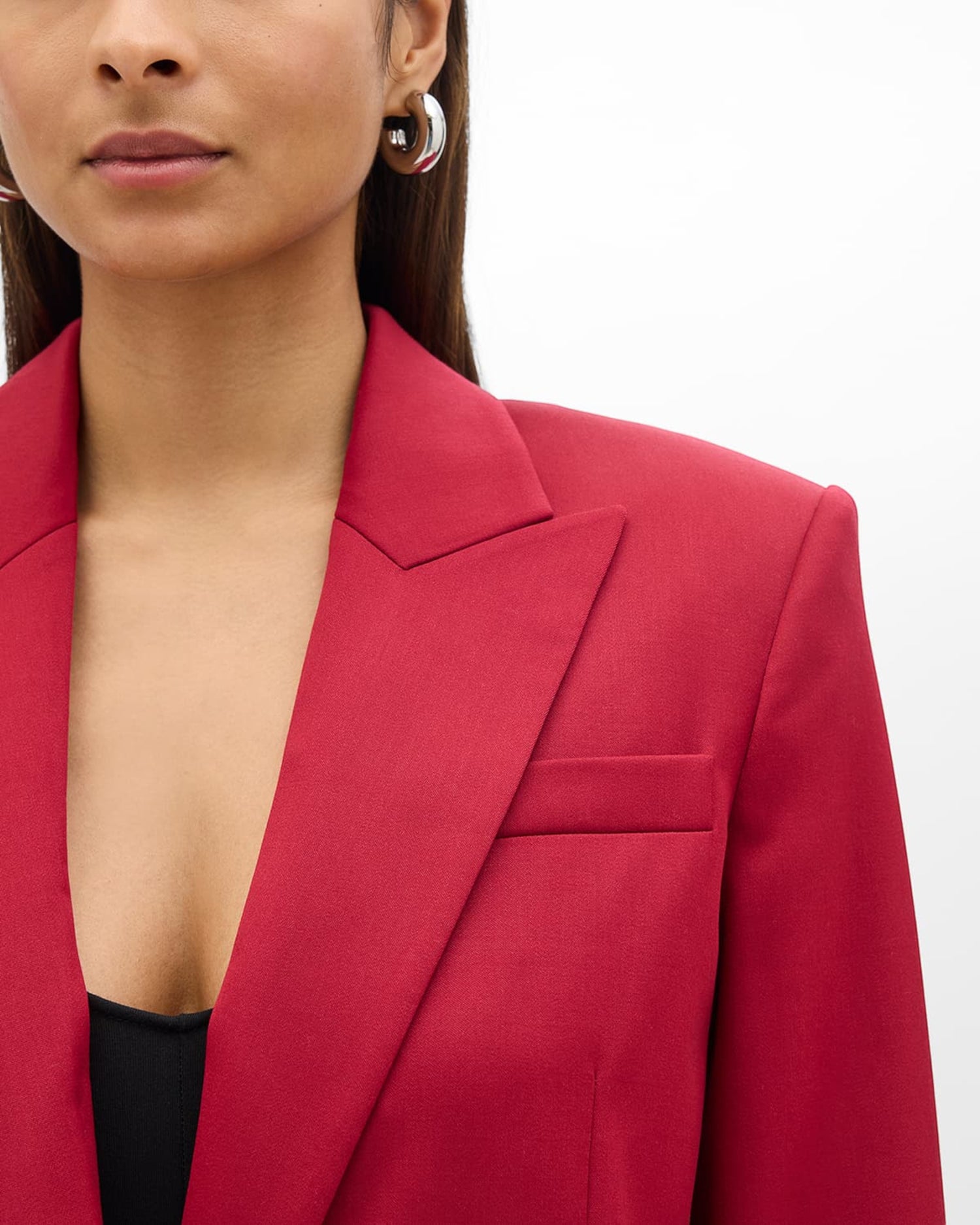 Single Button Relaxed Jacket