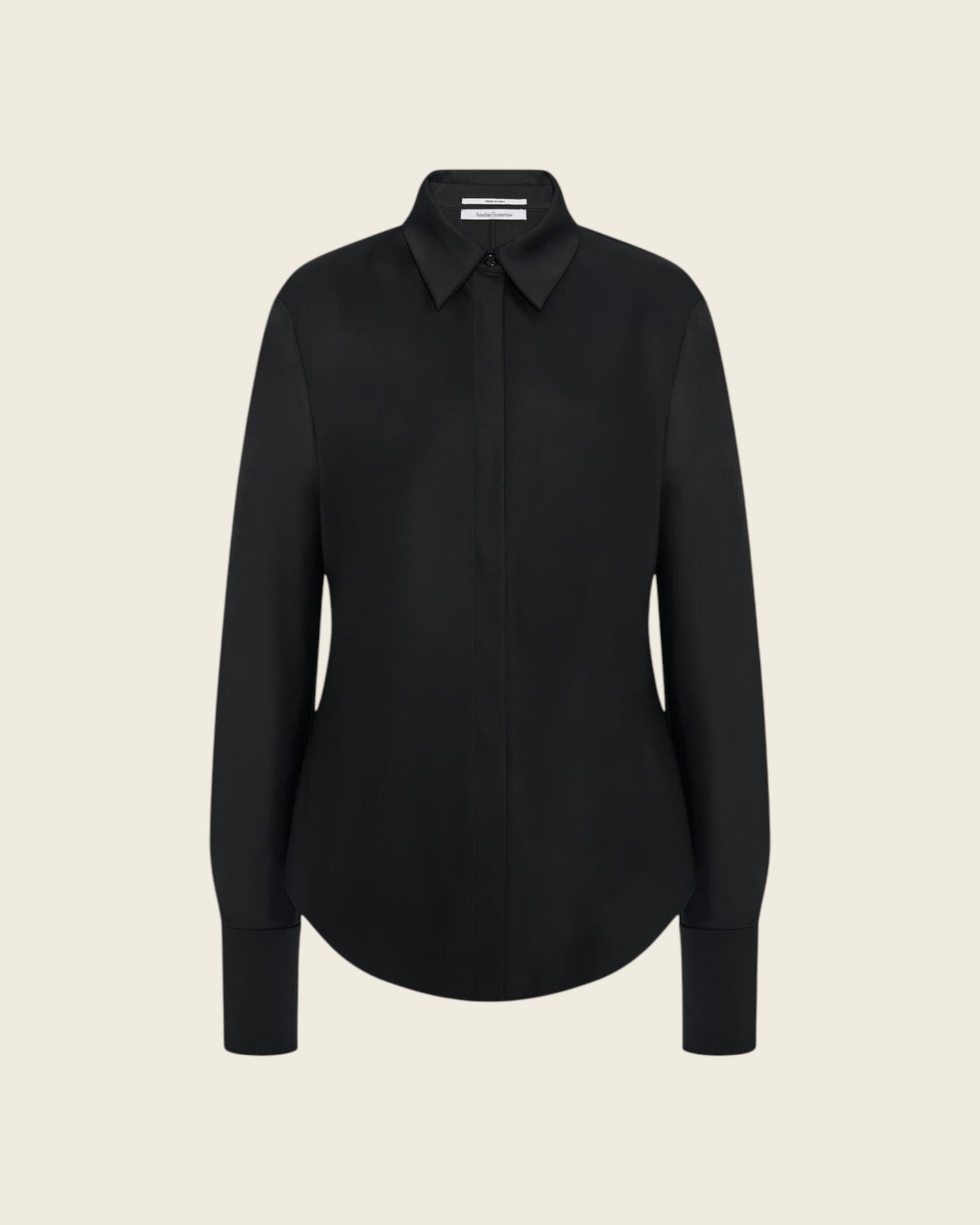 Wool Bias Shirt