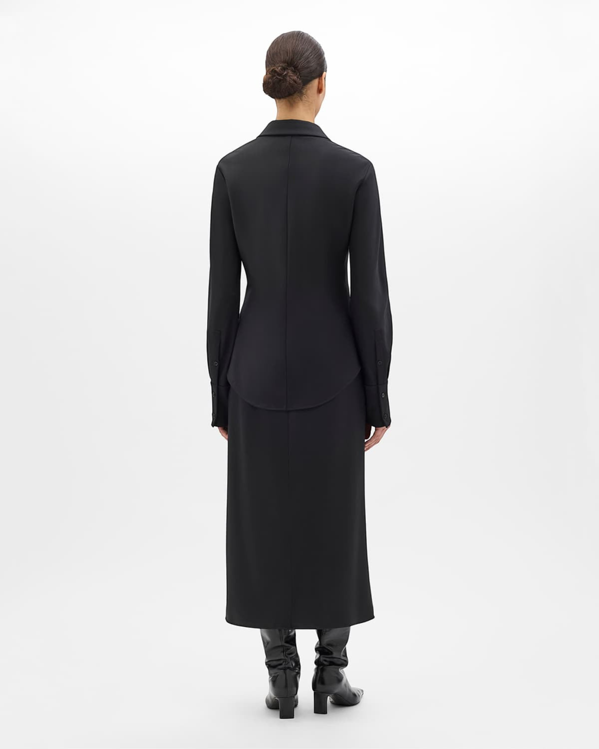 Wool Bias Shirt