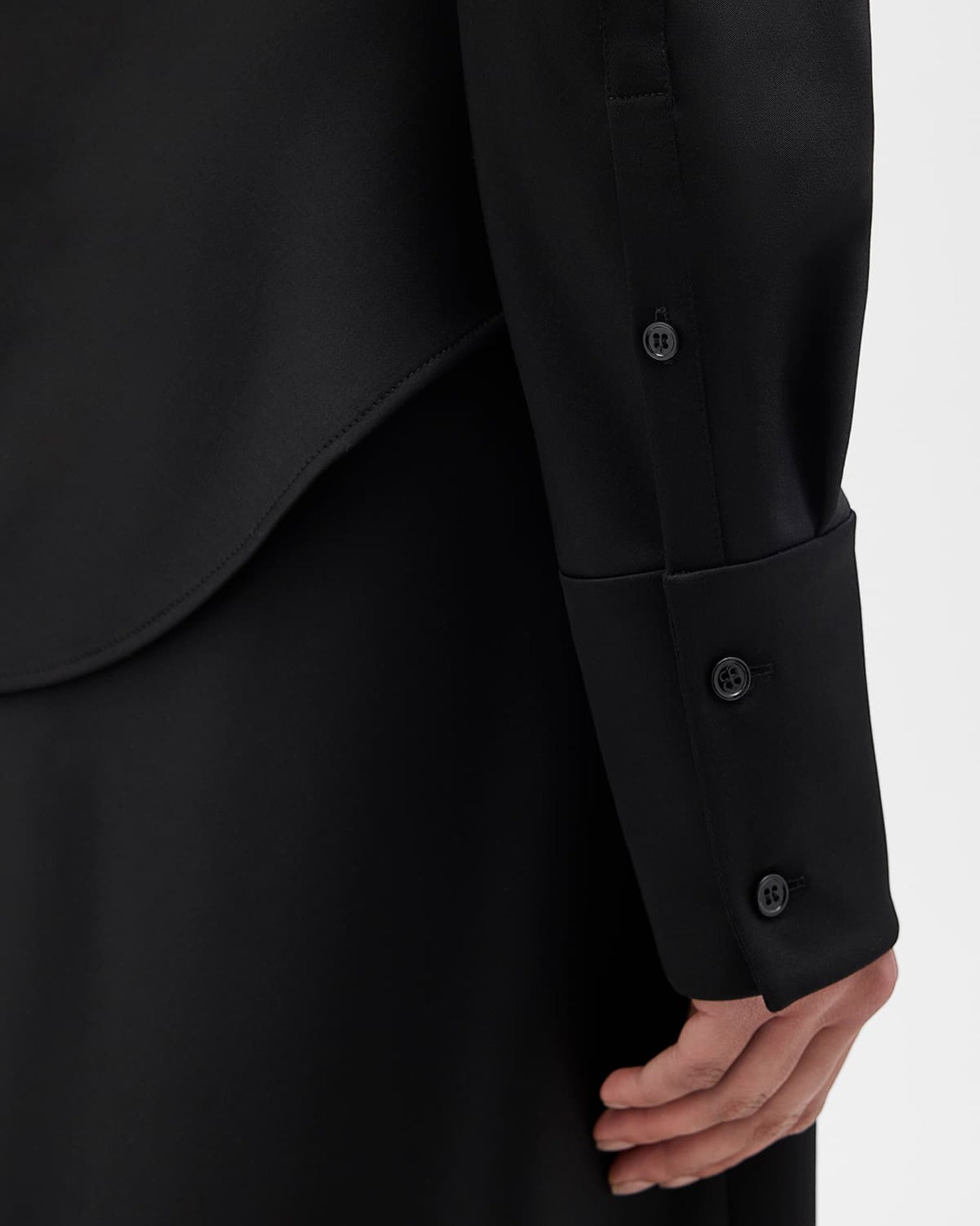 Wool Bias Shirt