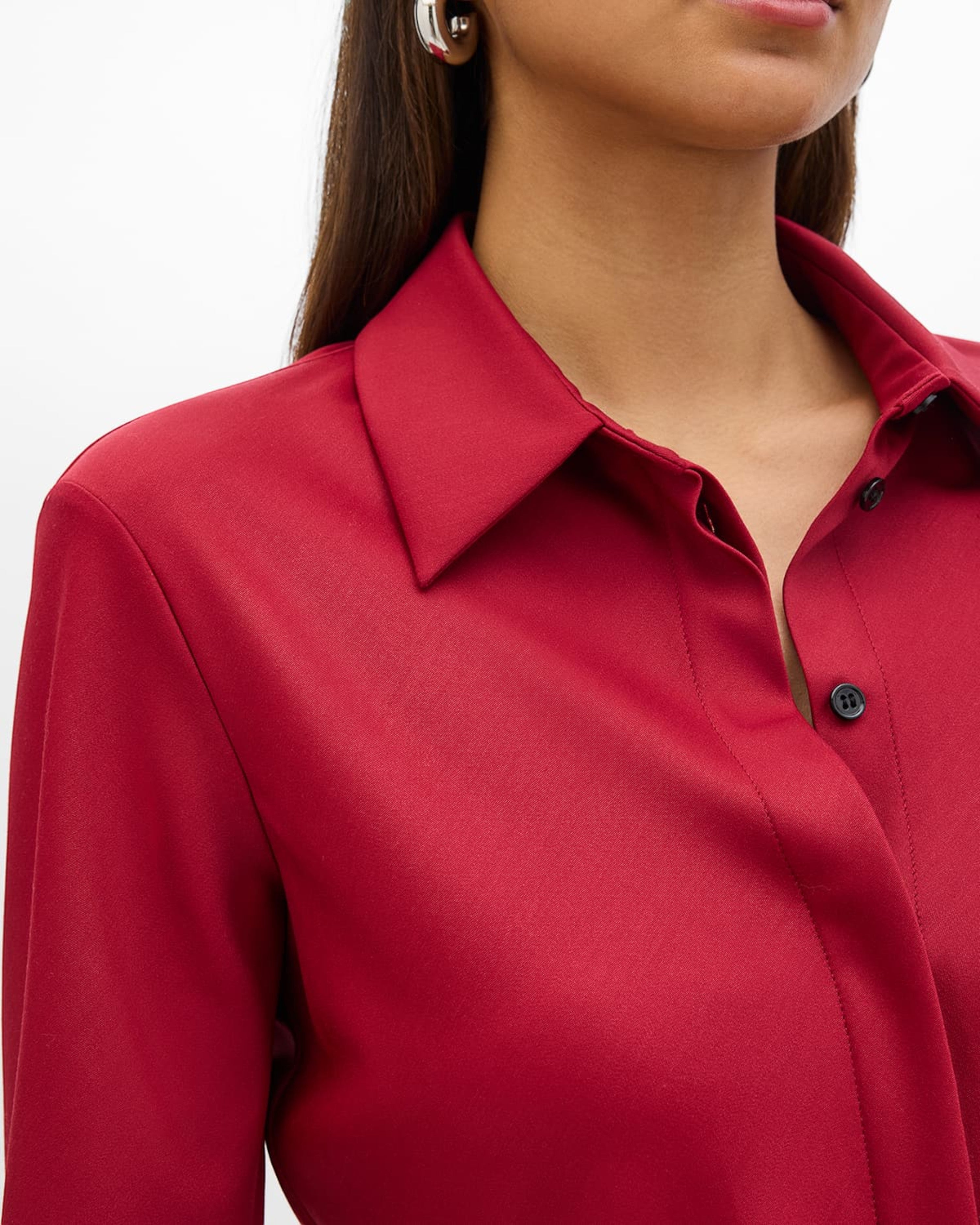 Wool Bias Shirt