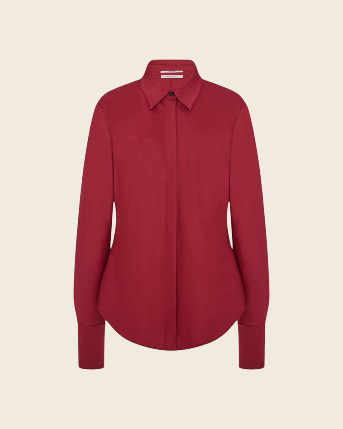 Wool Bias Shirt
