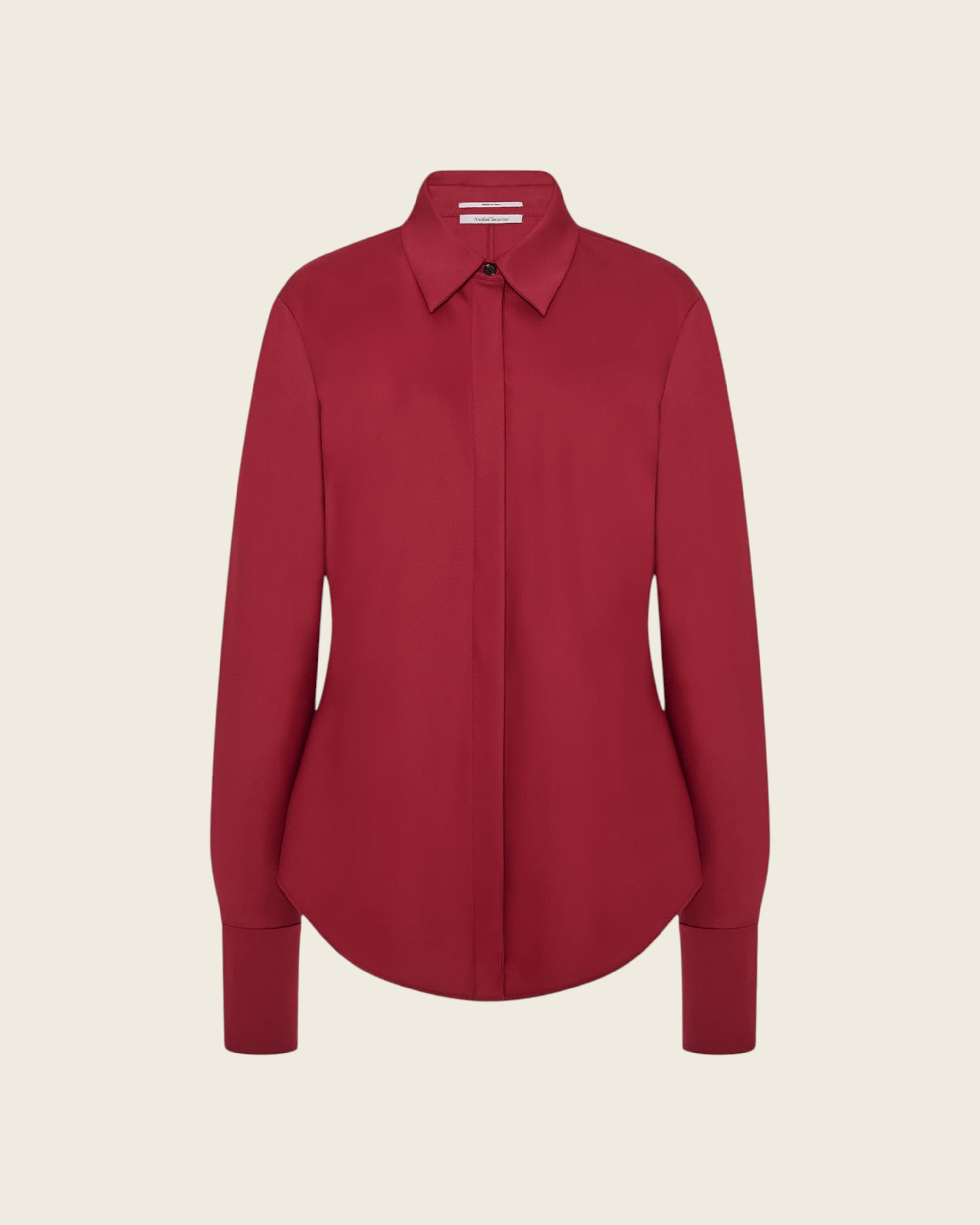 Wool Bias Shirt